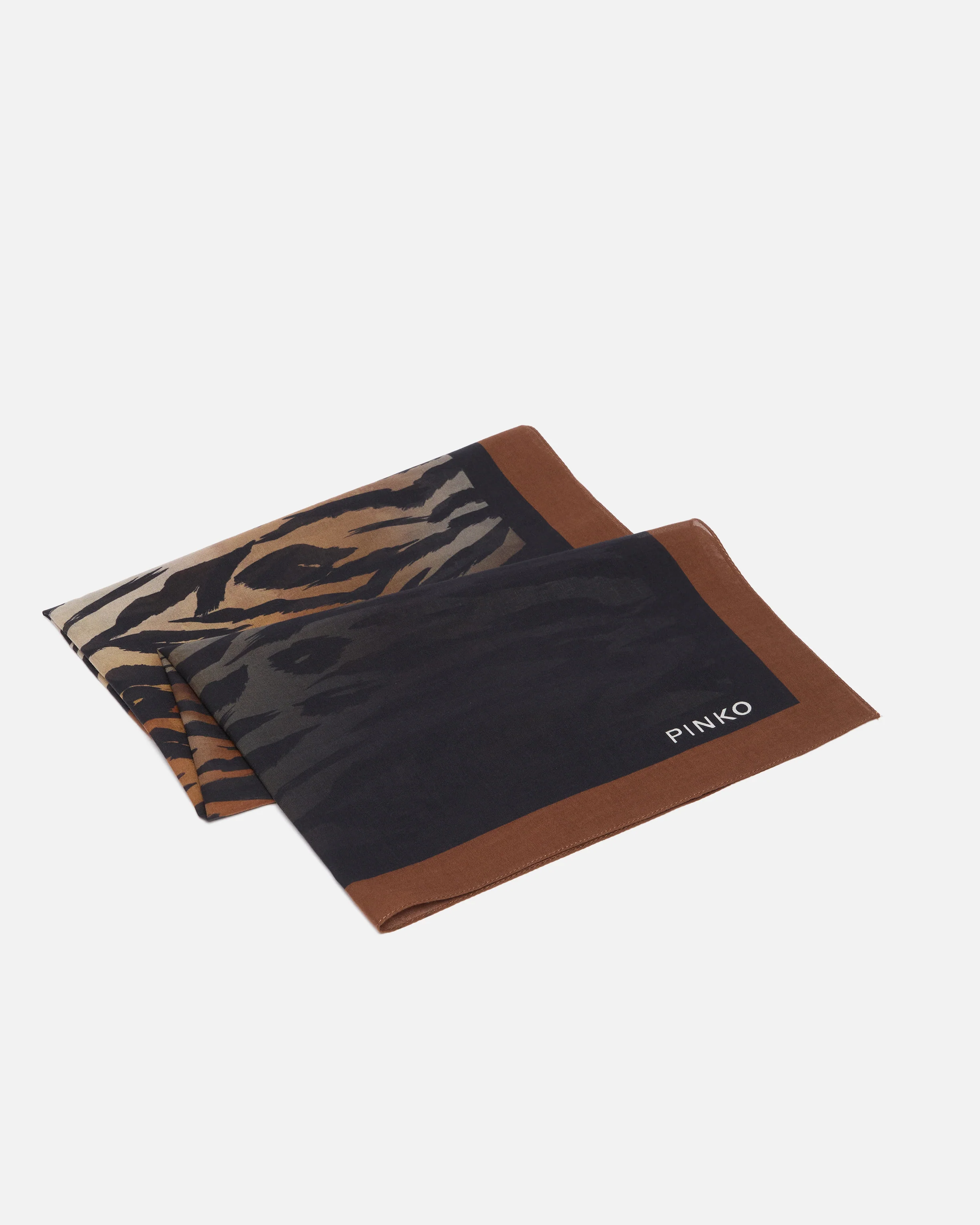 Foulard con stampa tigrata - Image 3