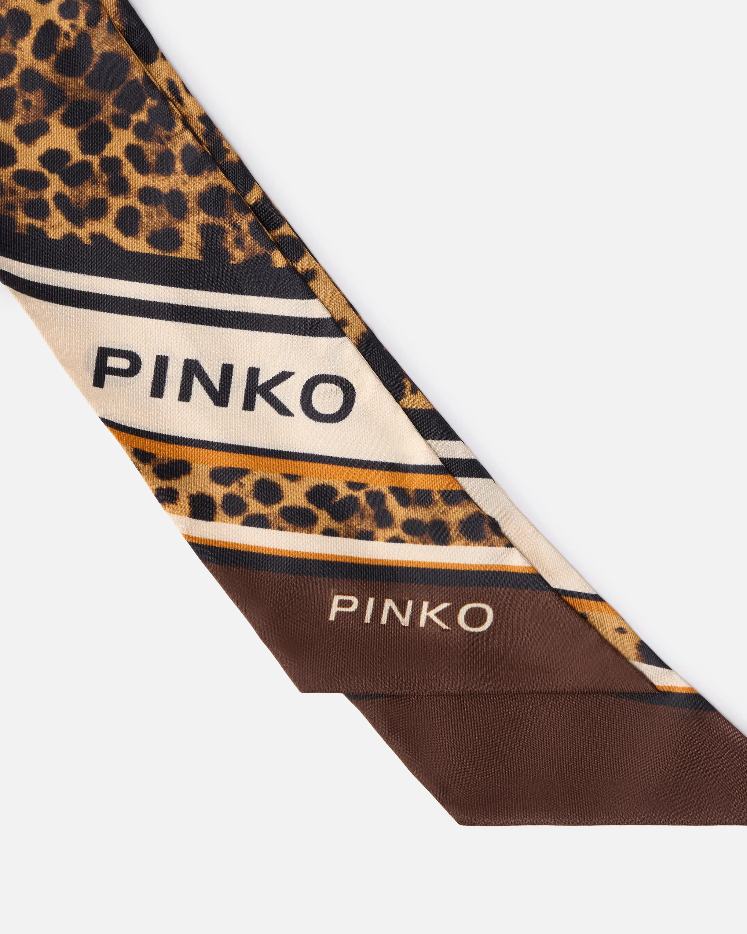 Foulard sottile con stampa leopardata - Image 3