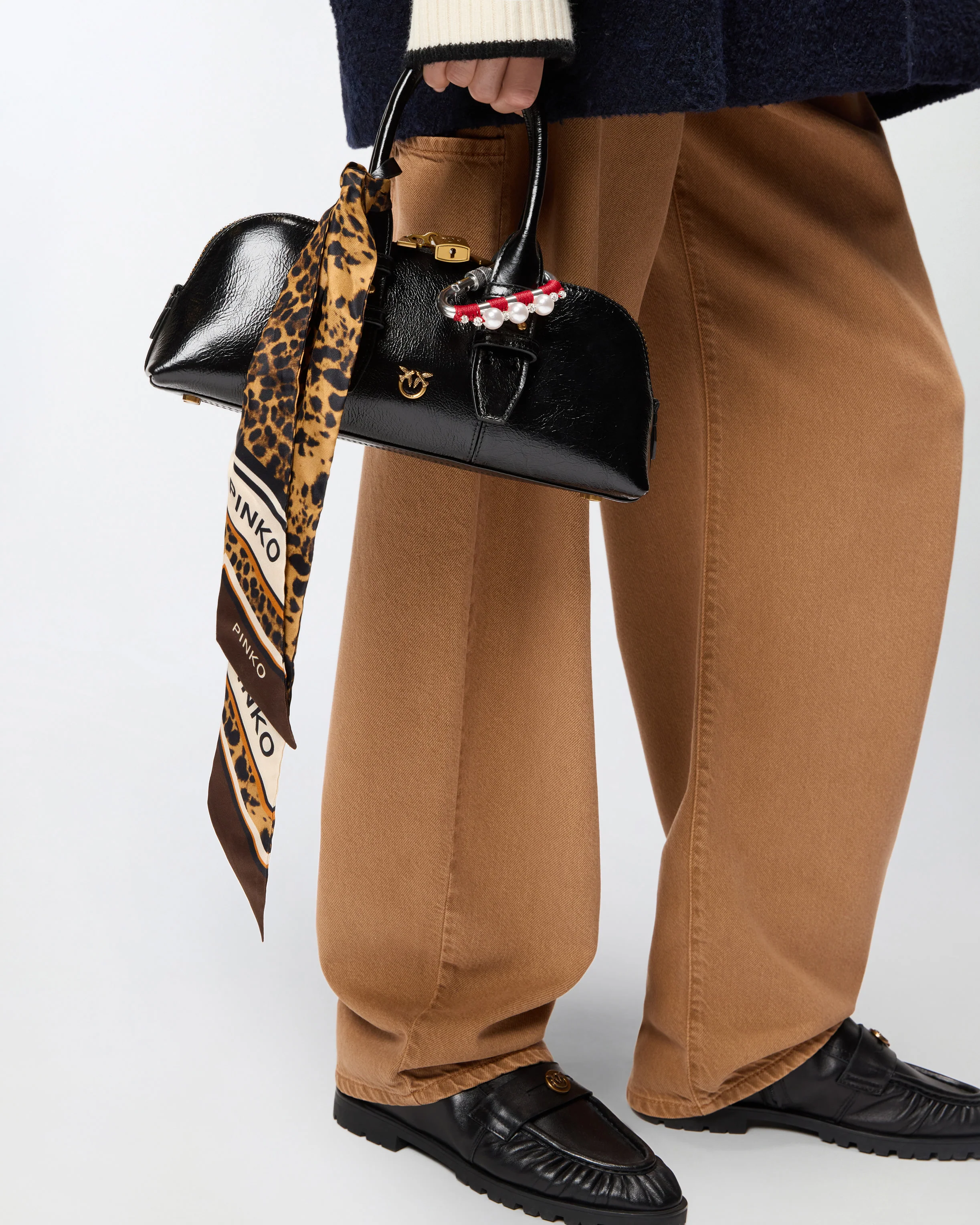 Foulard sottile con stampa leopardata - Image 4