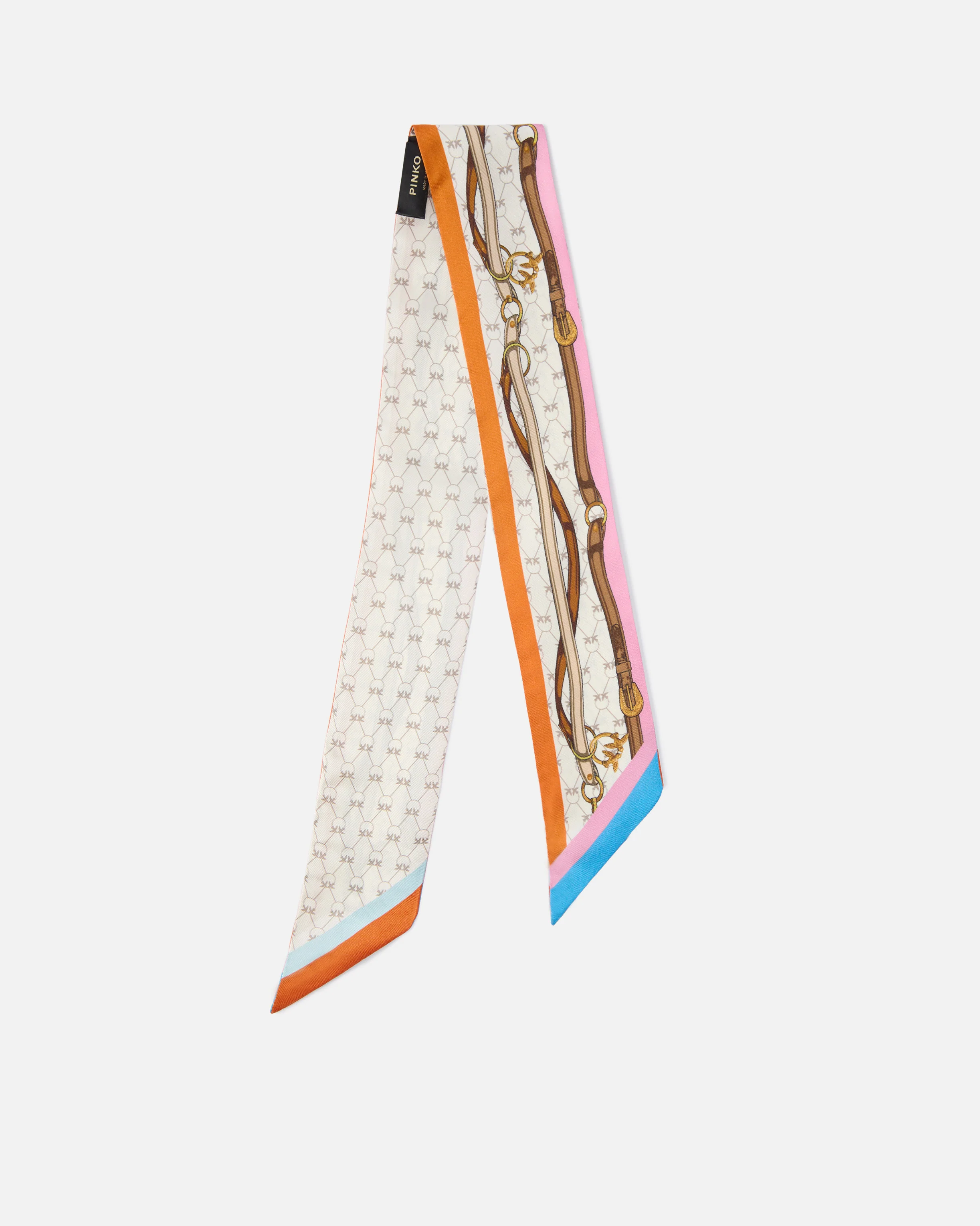 Foulard sottile con stampa multicolor - Image 2