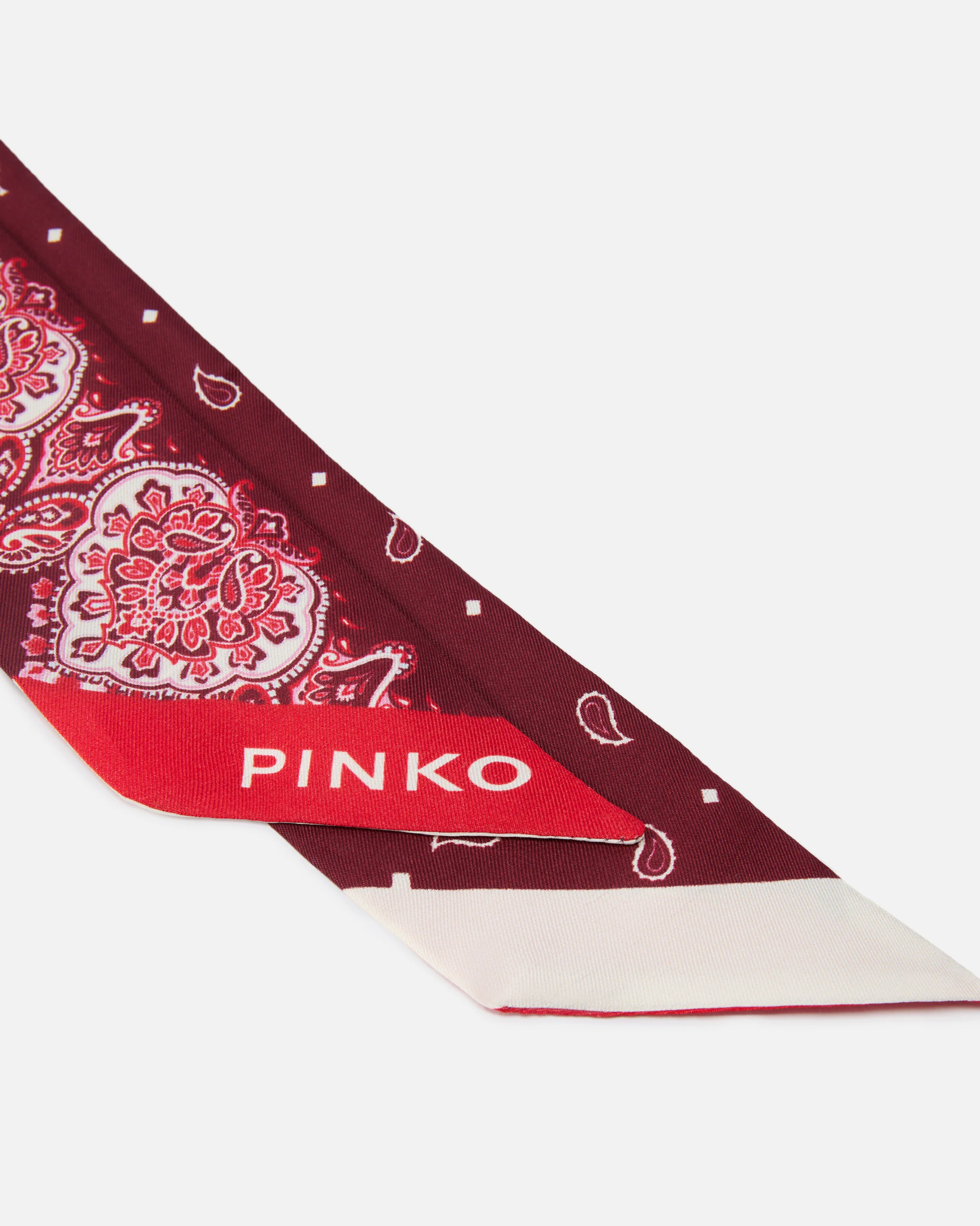 Foulard sottile con stampa paisley floreale - Image 3