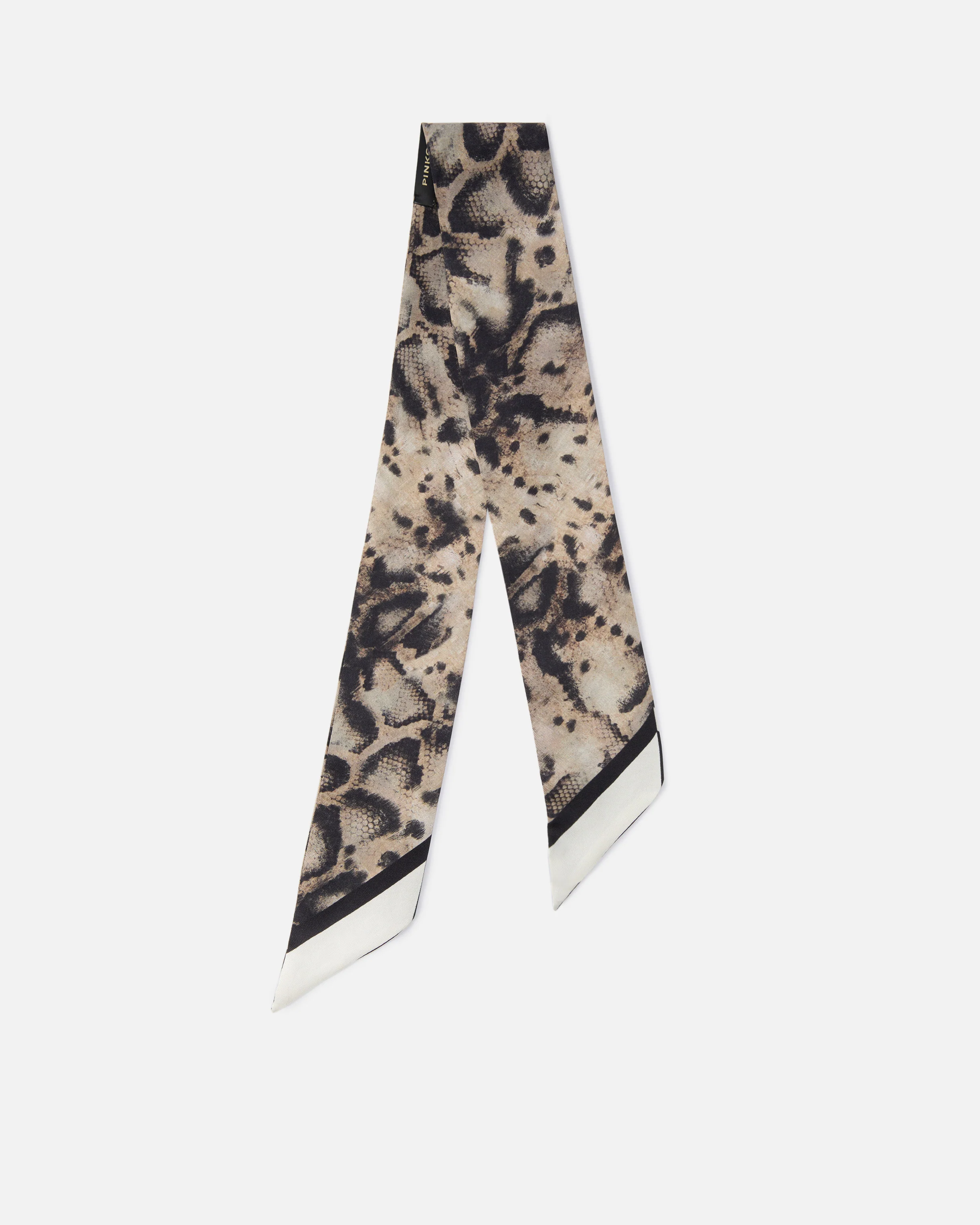 Foulard sottile con stampa snake - Image 2