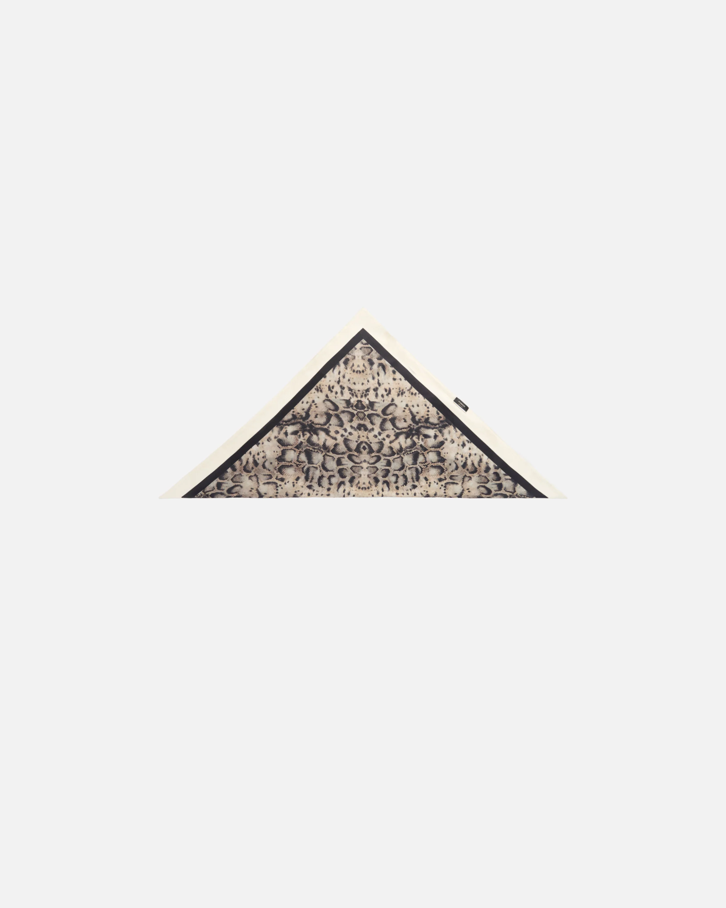 Foulard triangolare con stampa snake - Image 2
