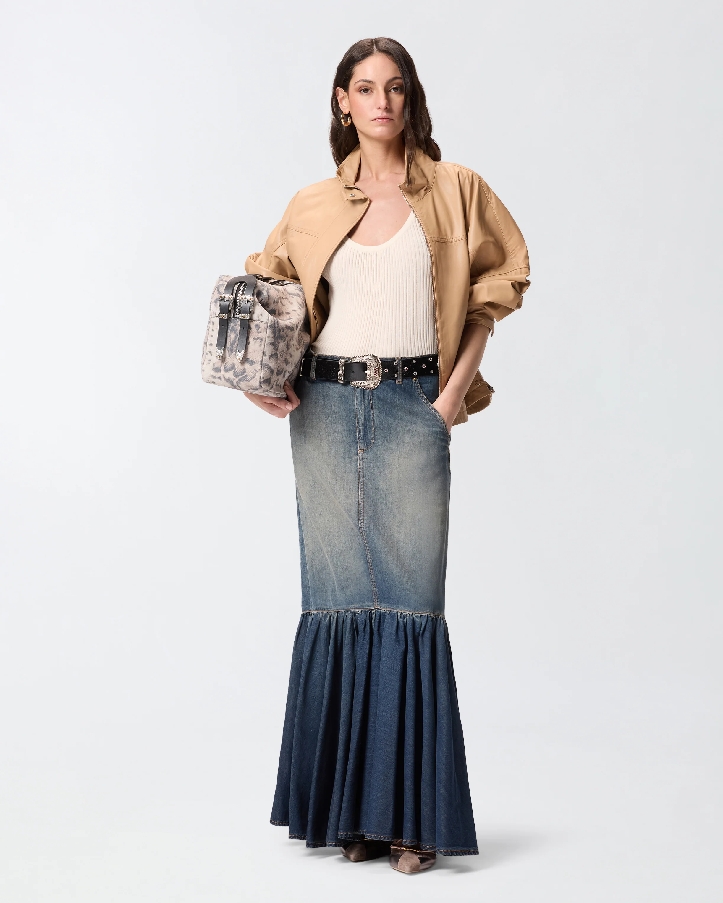 Giacca blouson in nappa - Image 2
