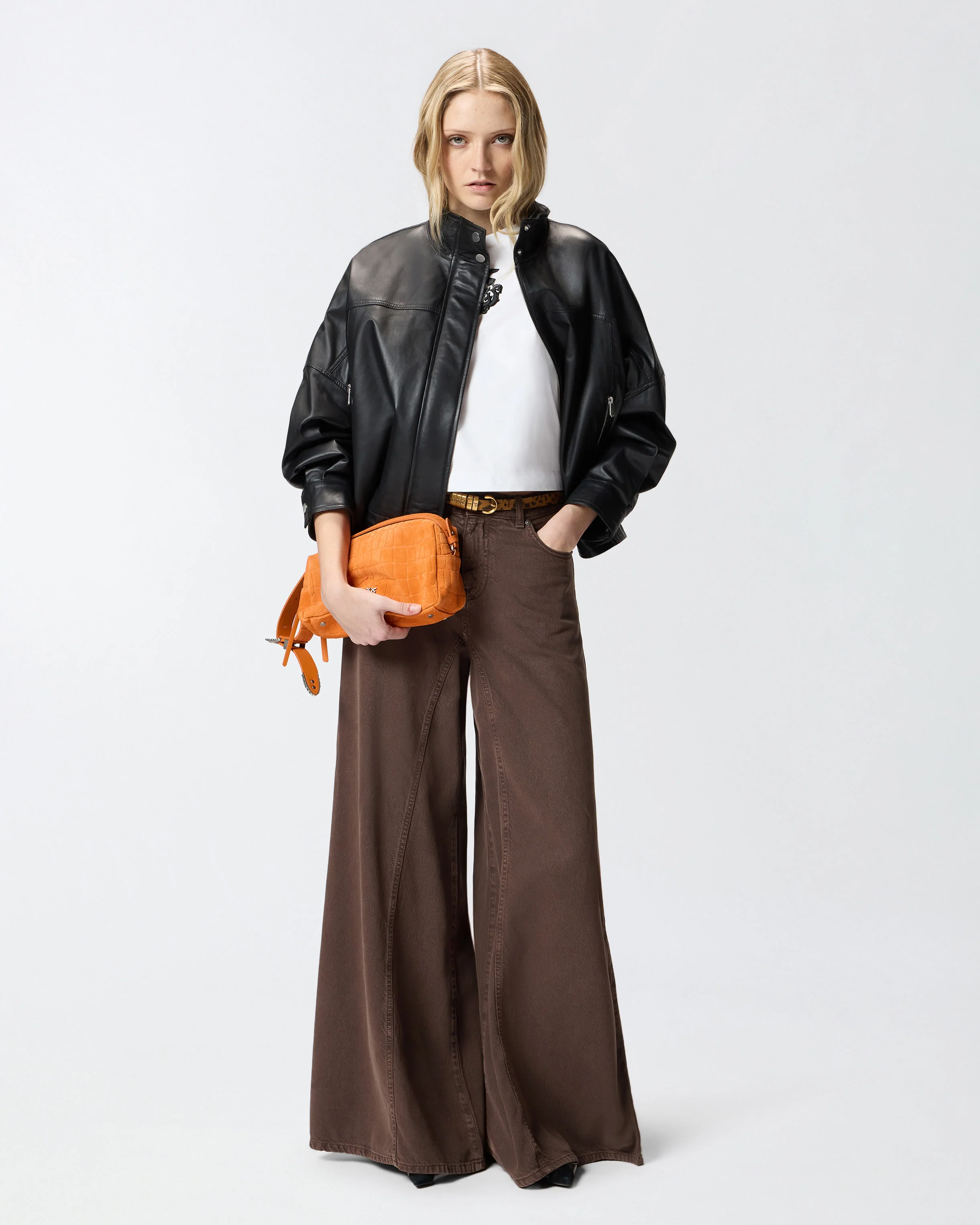 Giacca blouson in nappa - Image 2