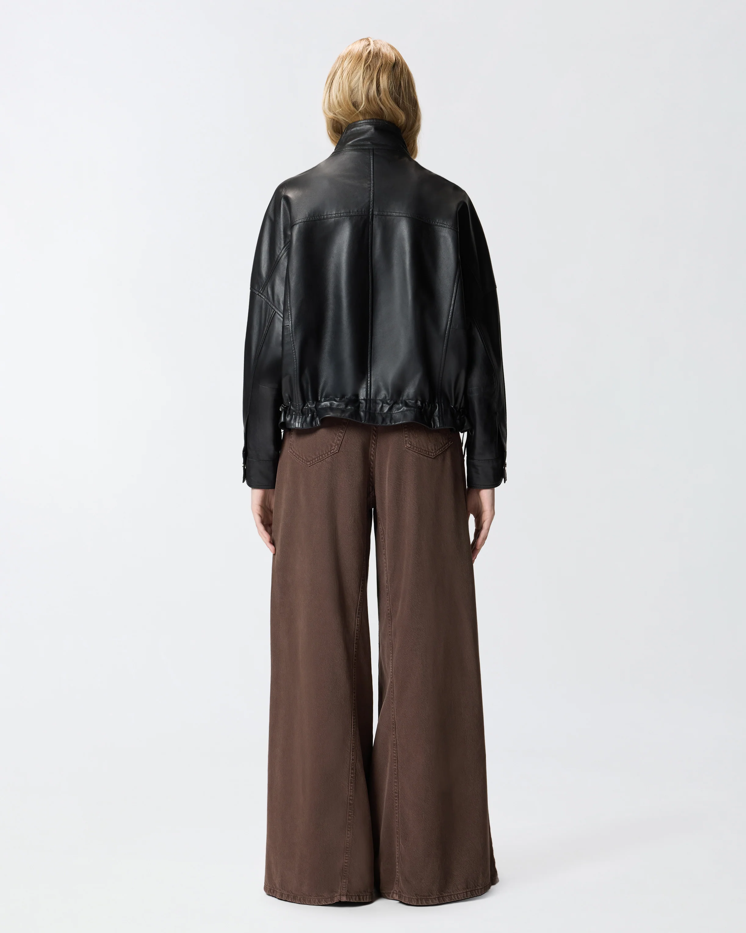 Giacca blouson in nappa - Image 3