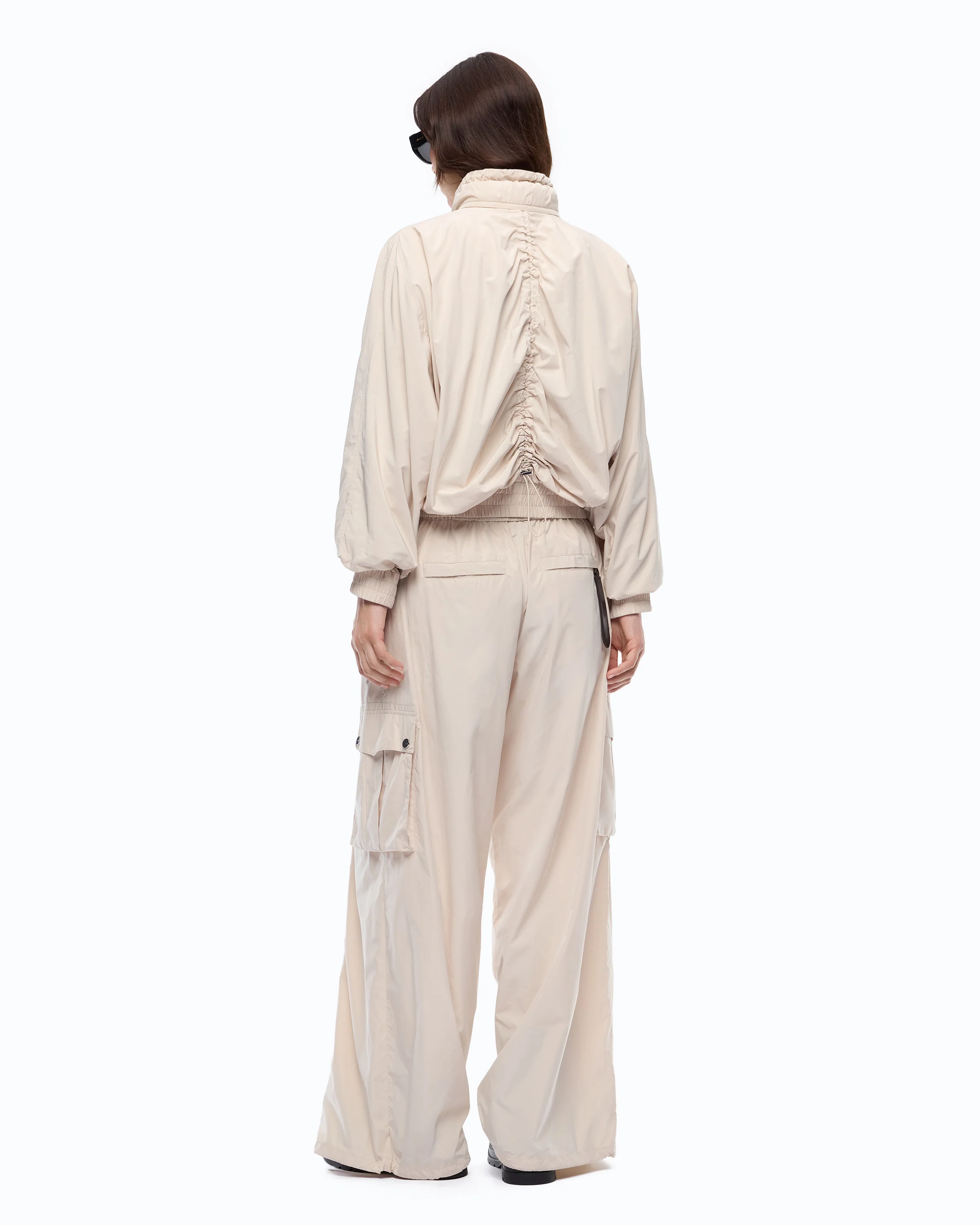 Giacca blouson oversize con coulisse - Image 4
