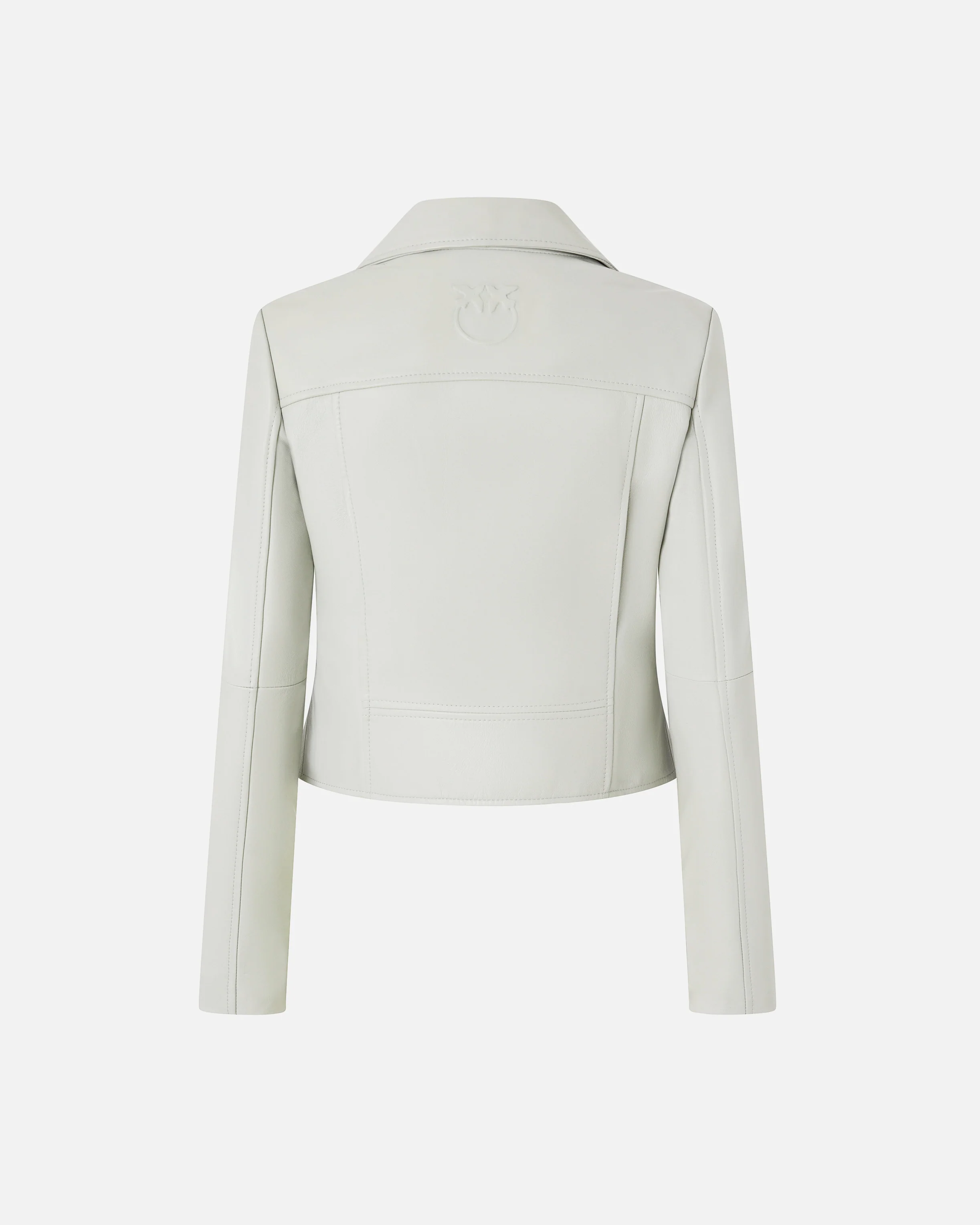 Giacca chiodo stile biker in nappa - Image 6