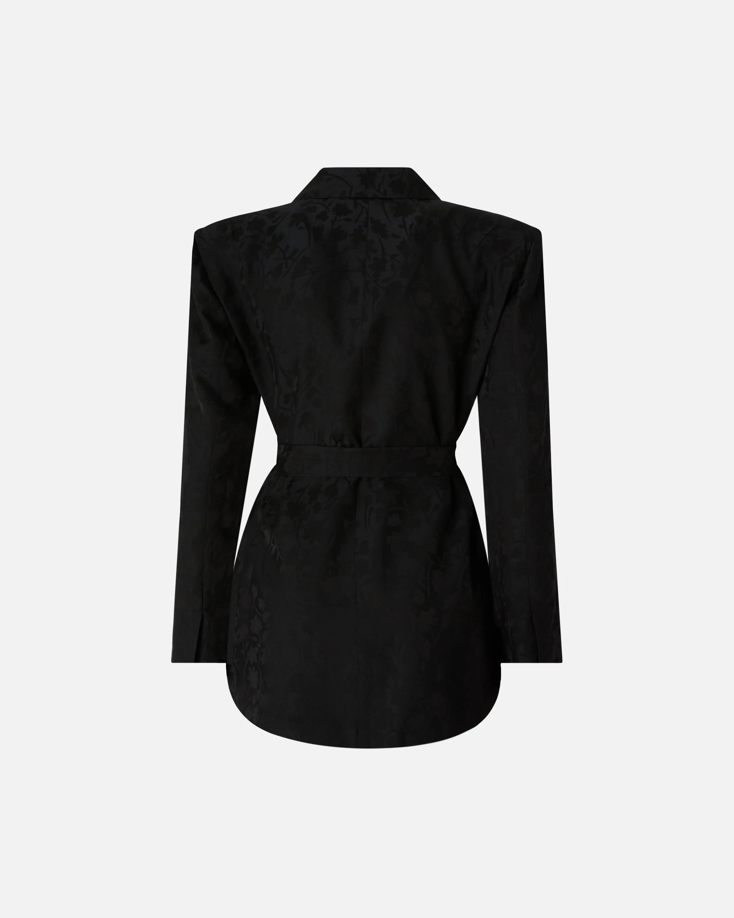 Giacca kimono in jacquard floreale - Image 6