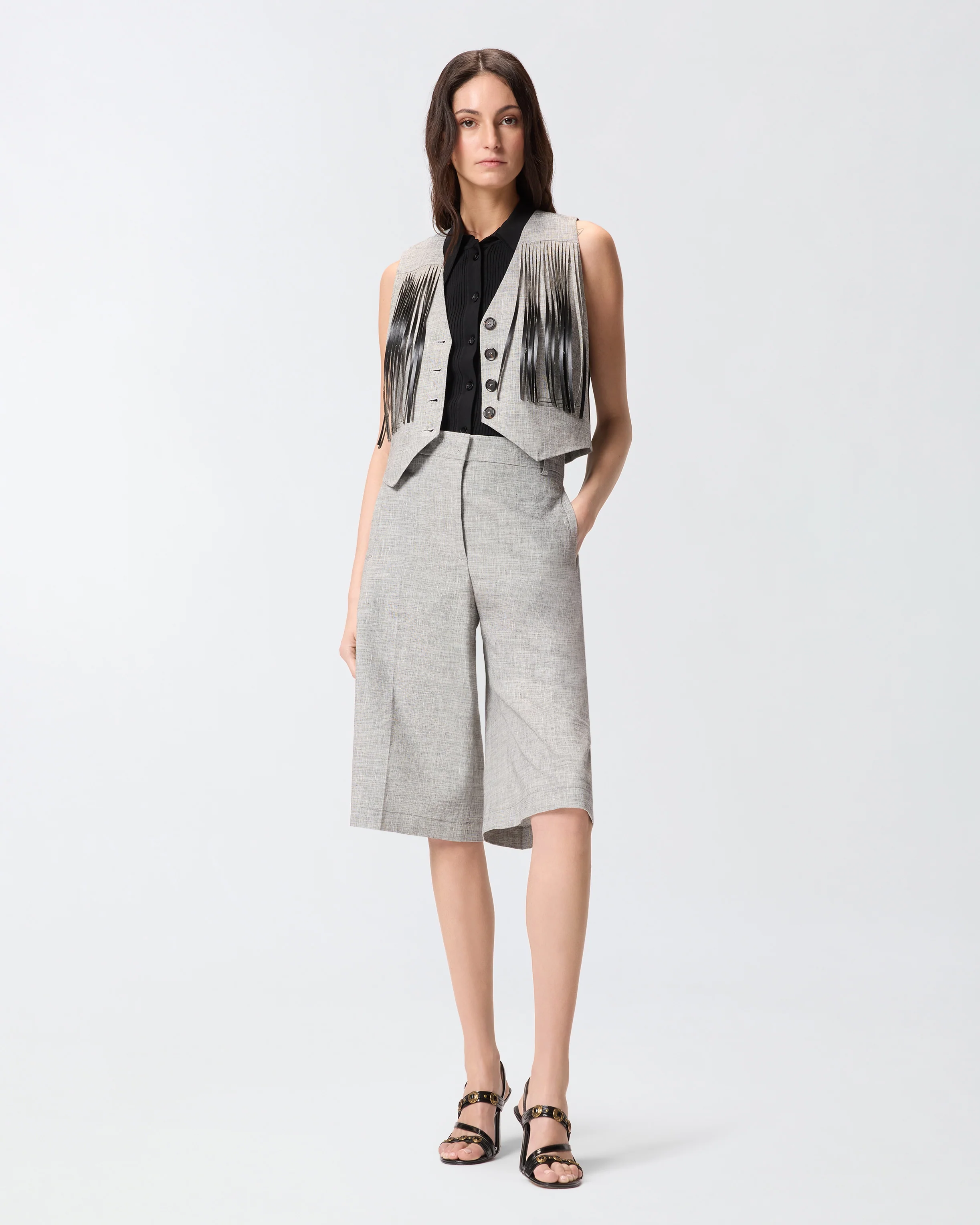 Gilet con frange - Image 2