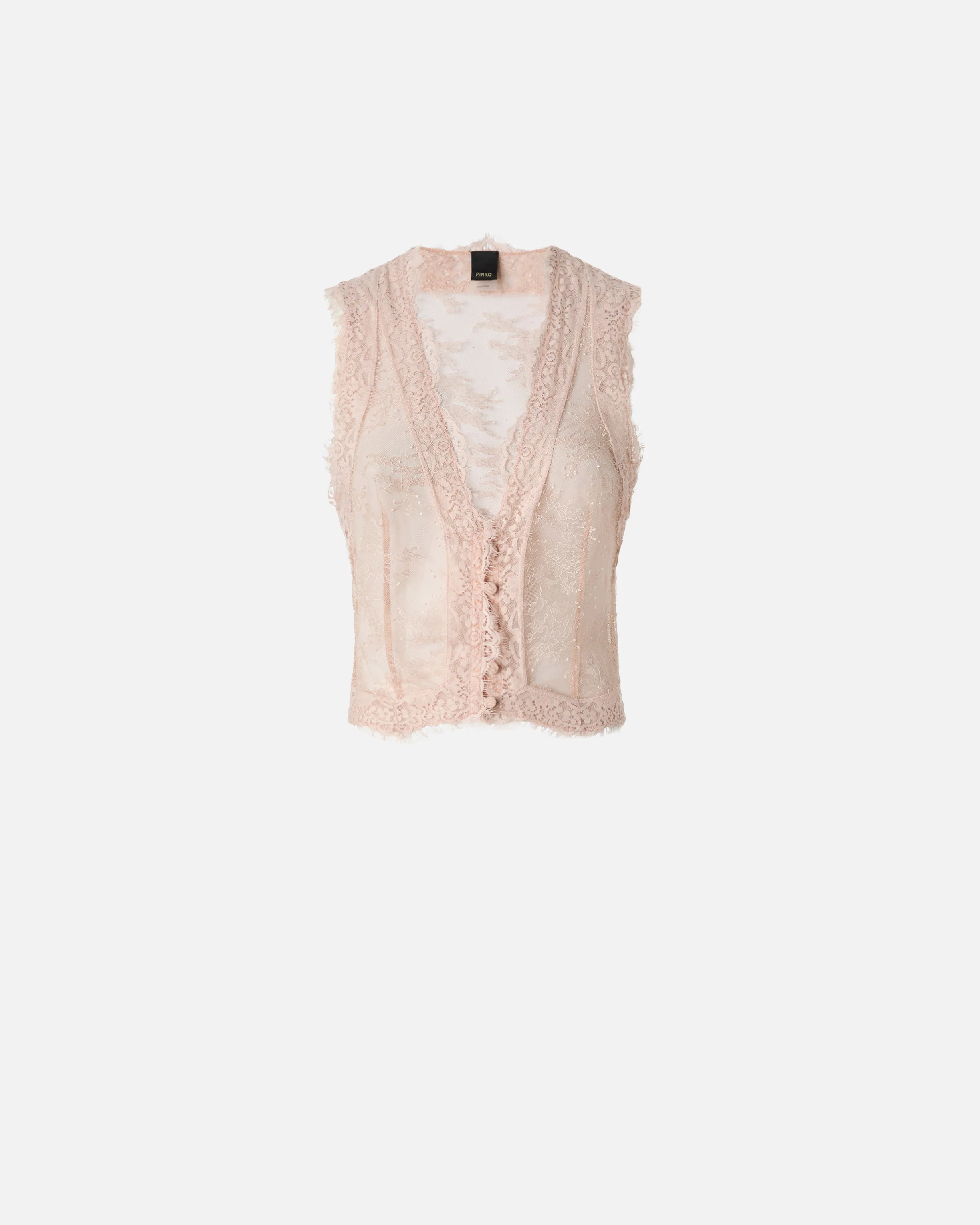 Gilet in pizzo valencienne - Image 5