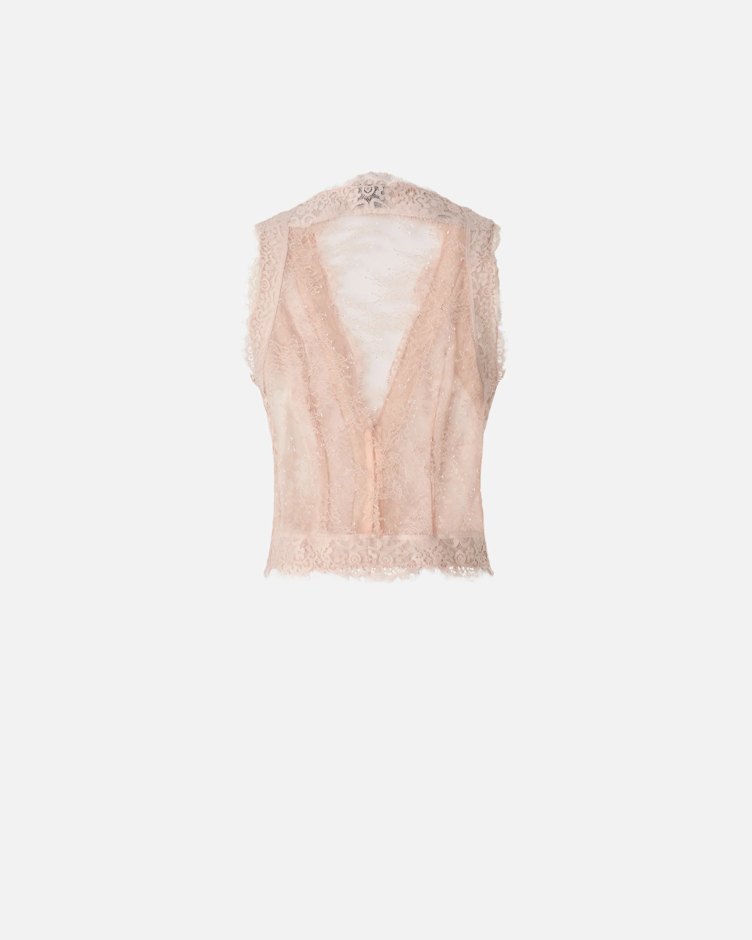 Gilet in pizzo valencienne - Image 6
