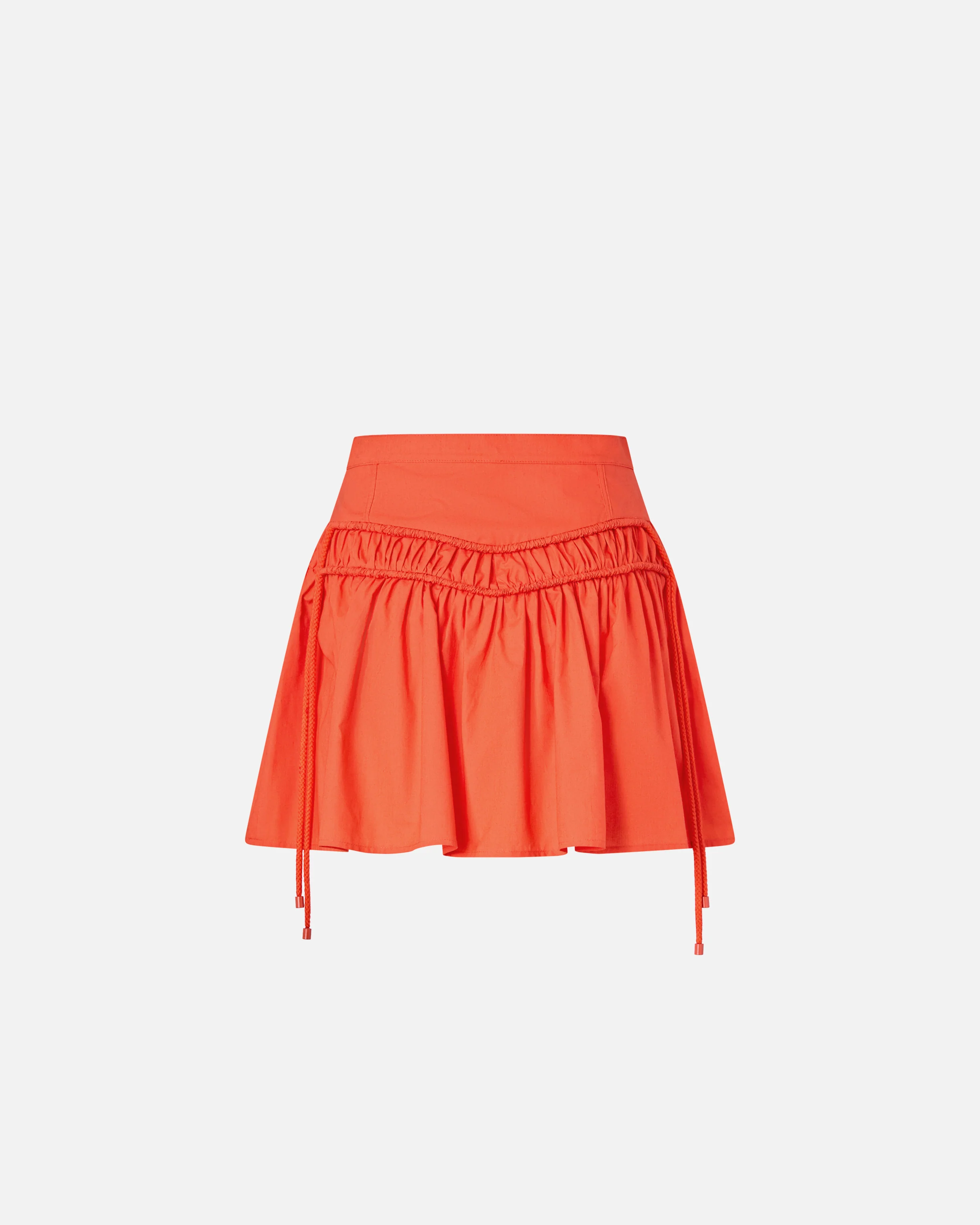 Gonna corta con arricci e coulisse - Image 6