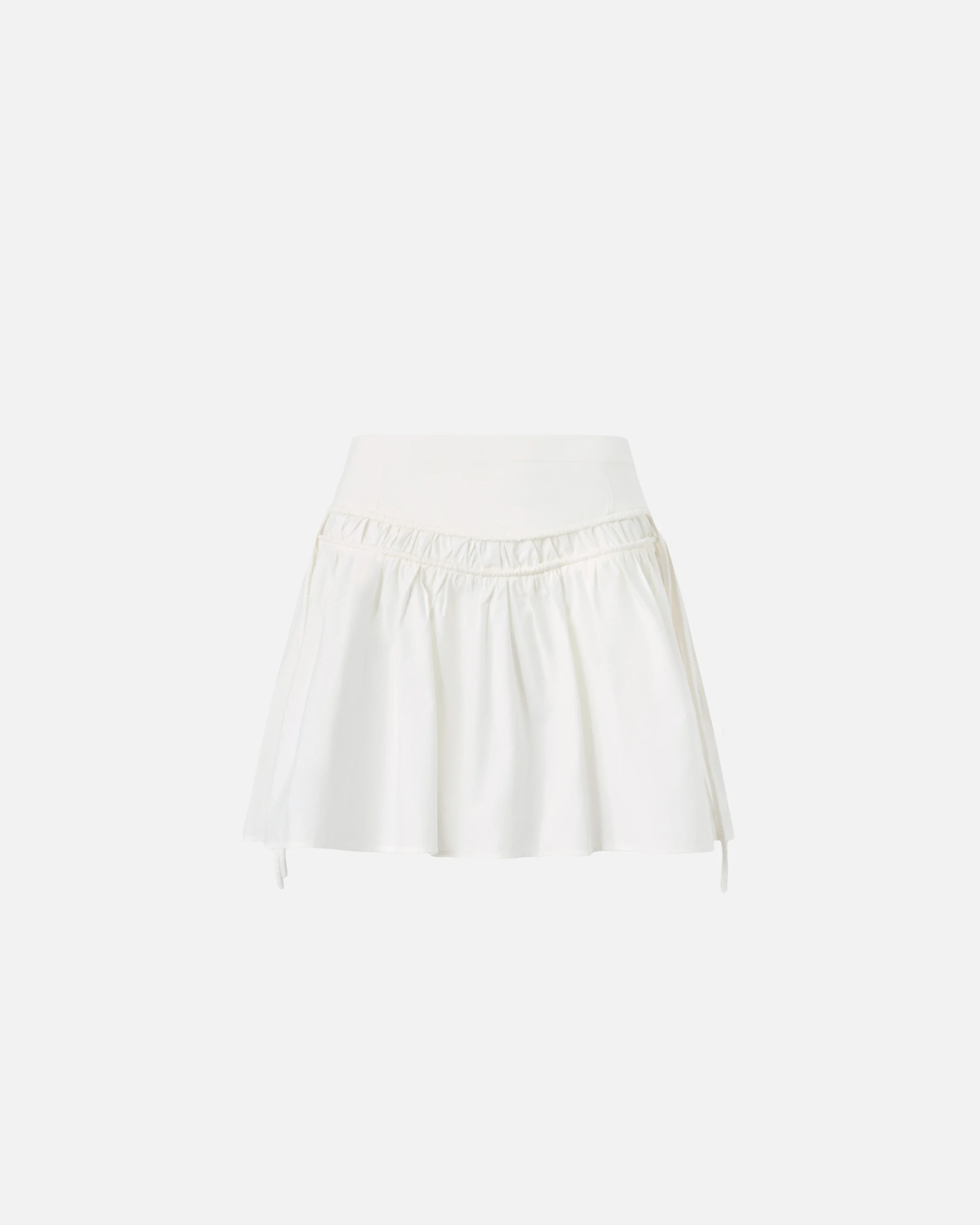 Gonna corta con arricci e coulisse - Image 5