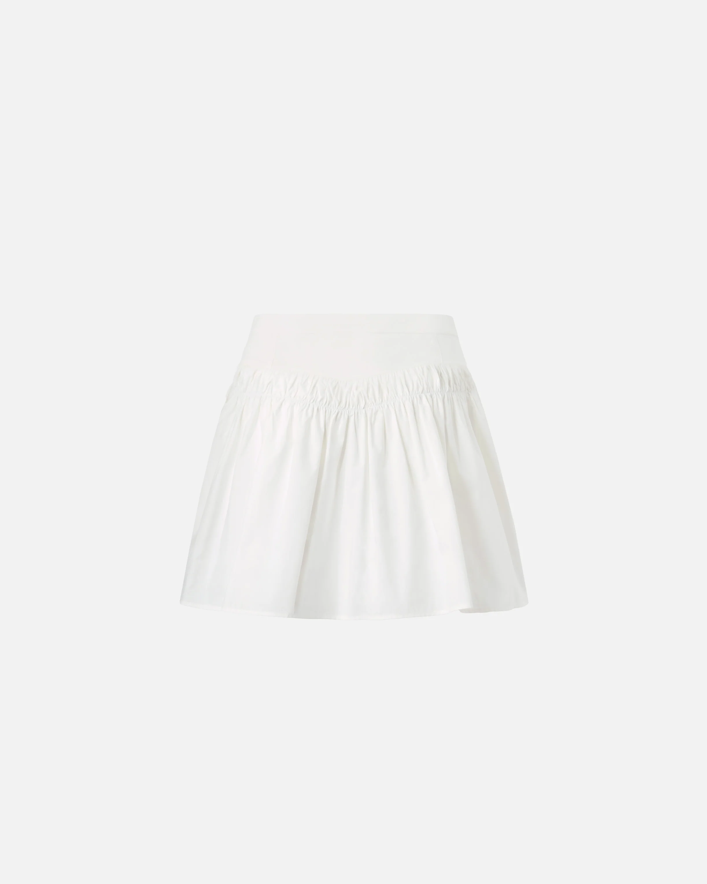 Gonna corta con arricci e coulisse - Image 6