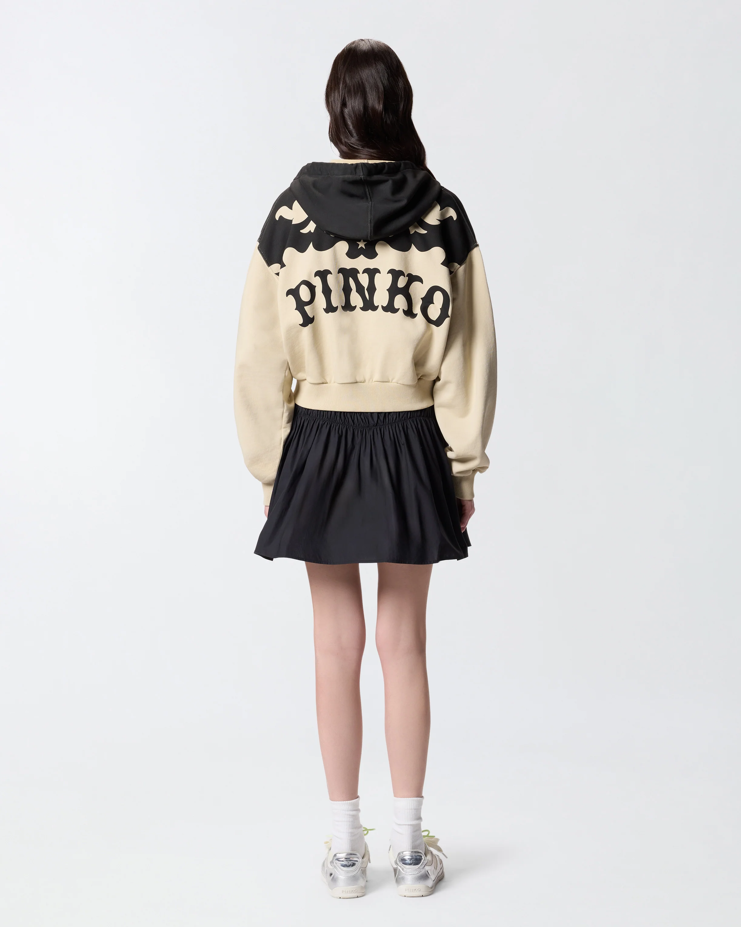 Gonna corta con arricci e coulisse - Image 3