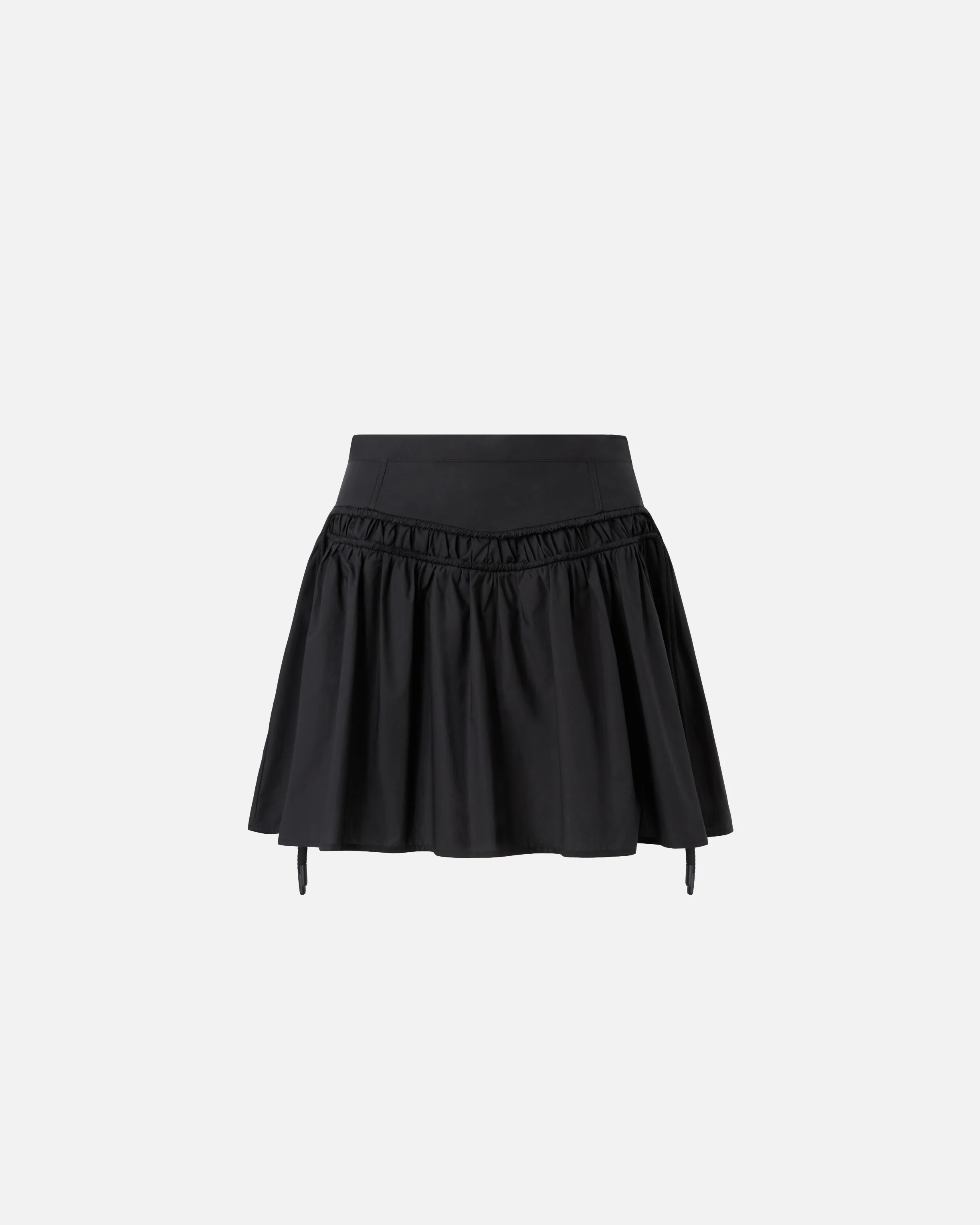 Gonna corta con arricci e coulisse - Image 5