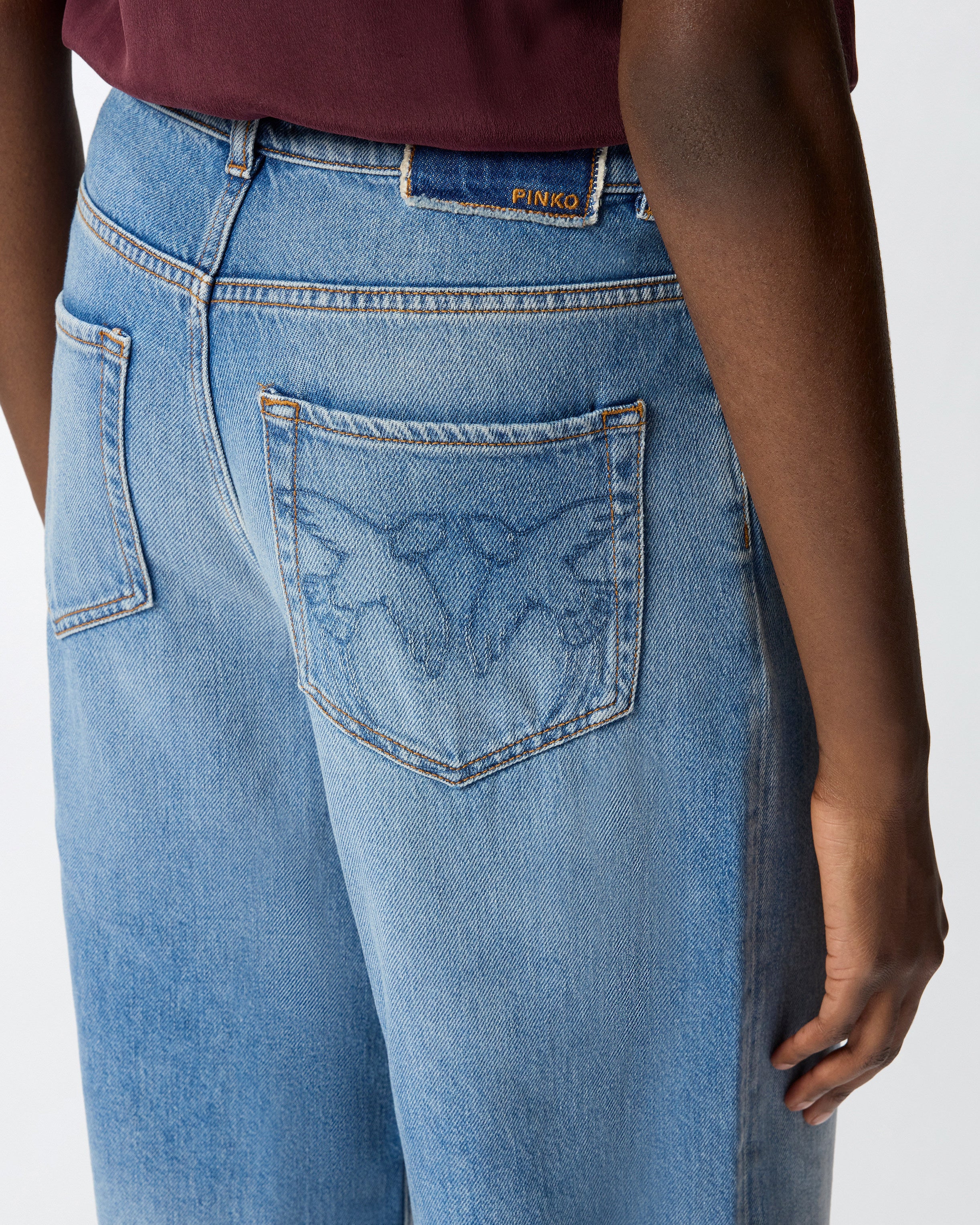 Jeans balloon fit con scoloriture - Image 4
