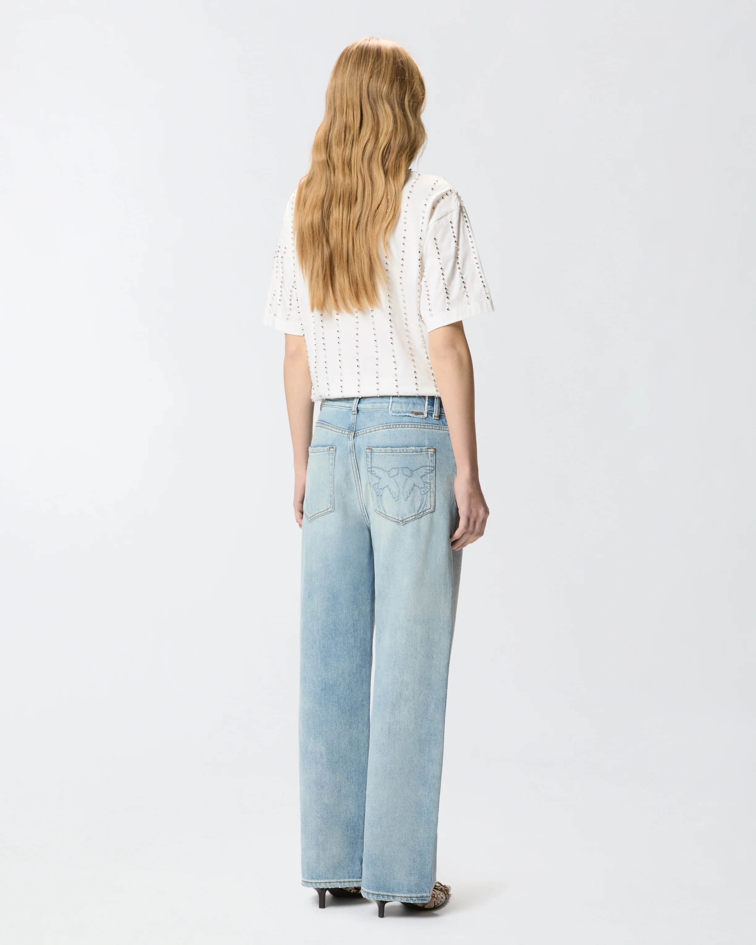 Jeans loose fit con spacchetti - Image 3