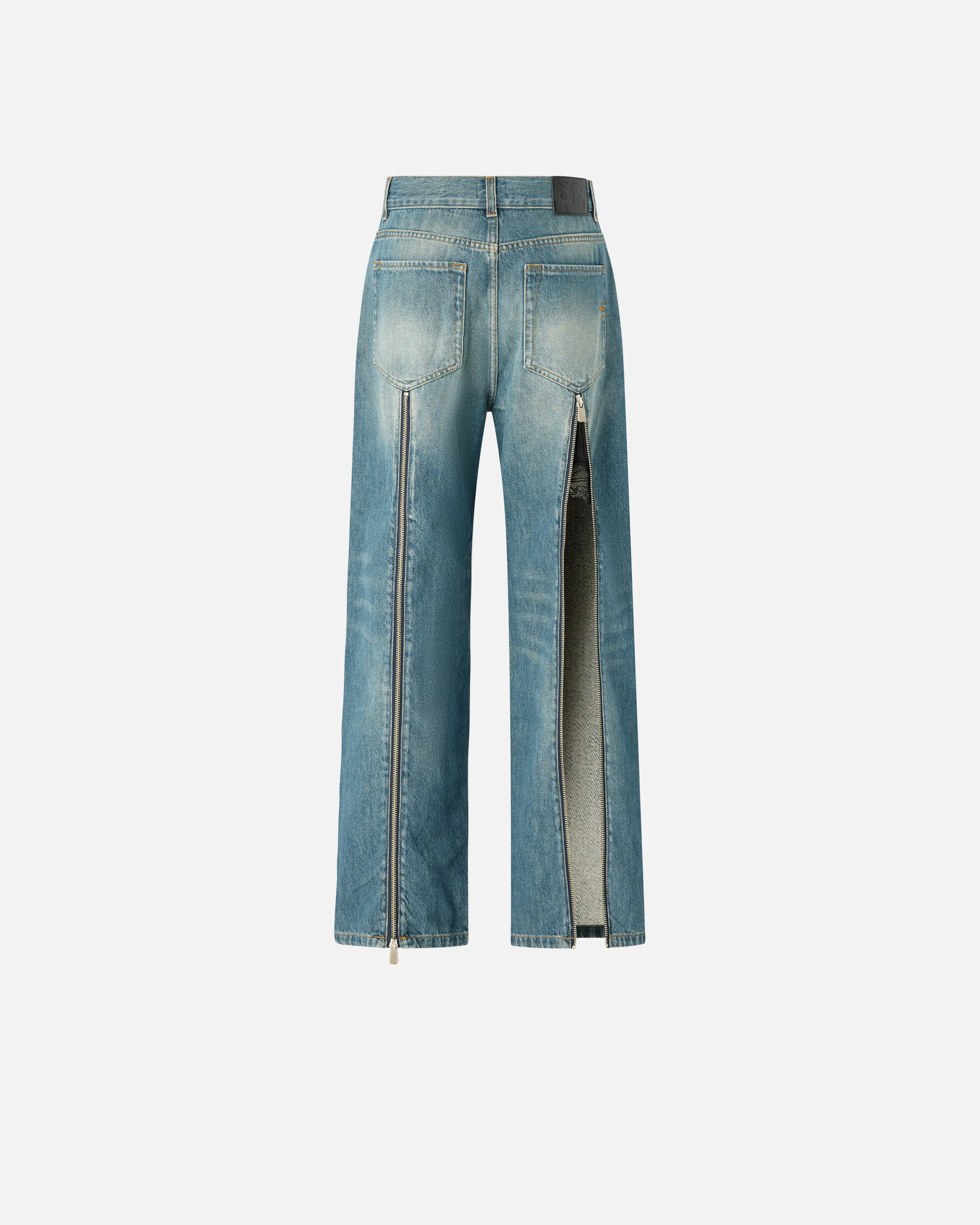 Jeans loose fit con zip posteriori - Image 6