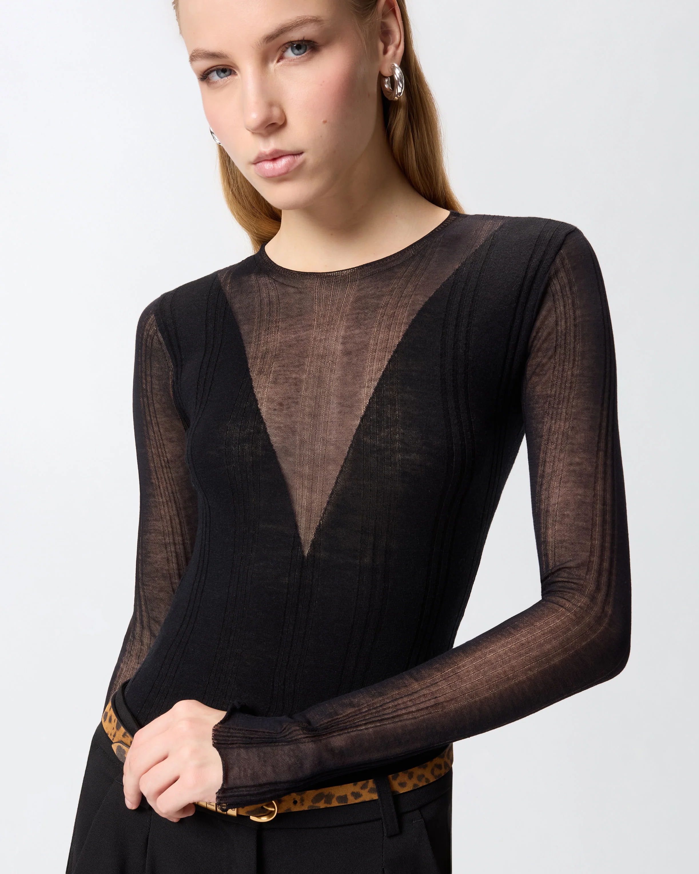 Maglia body con trasparenze - Image 4