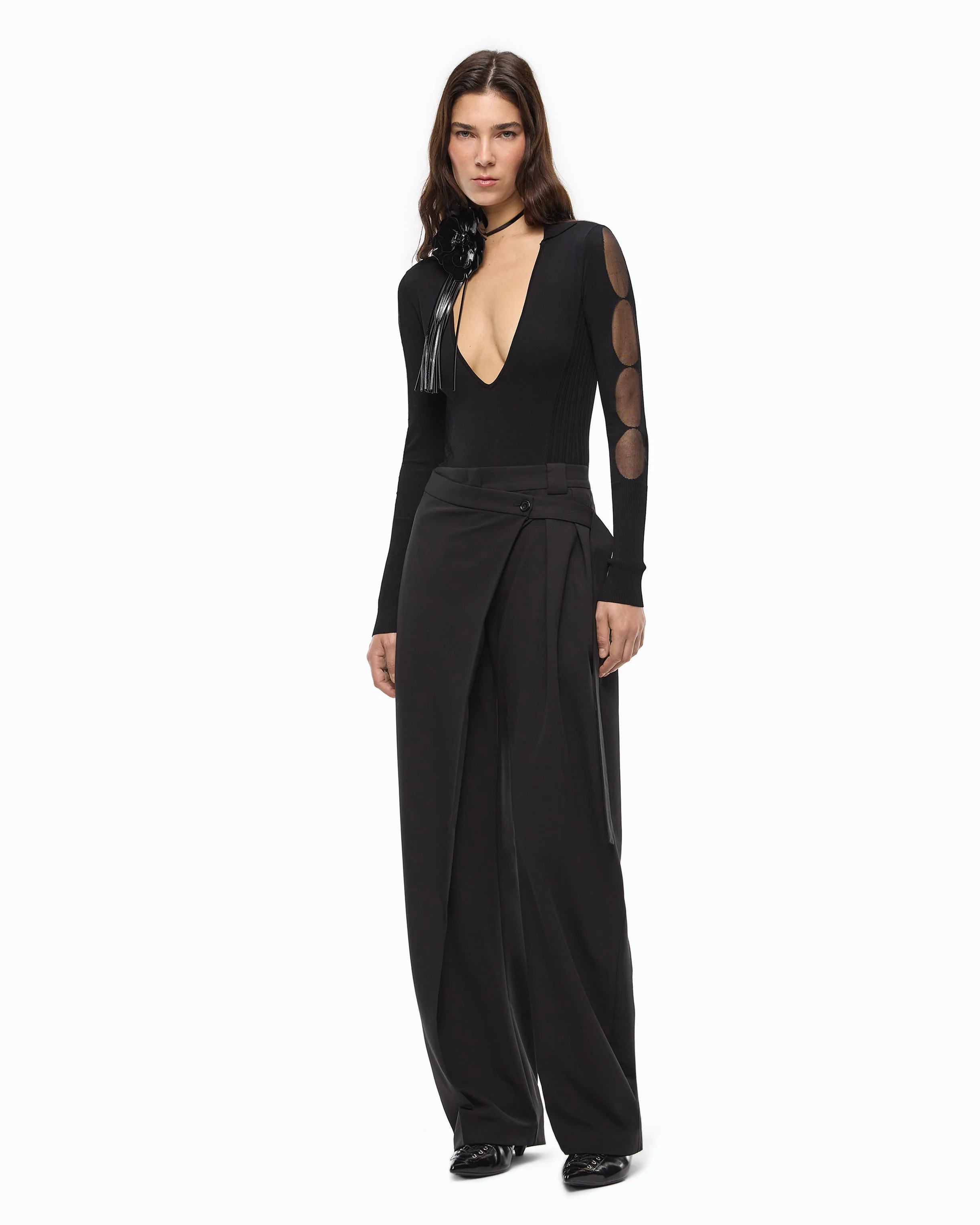 Maglia body con trasparenze - Image 2