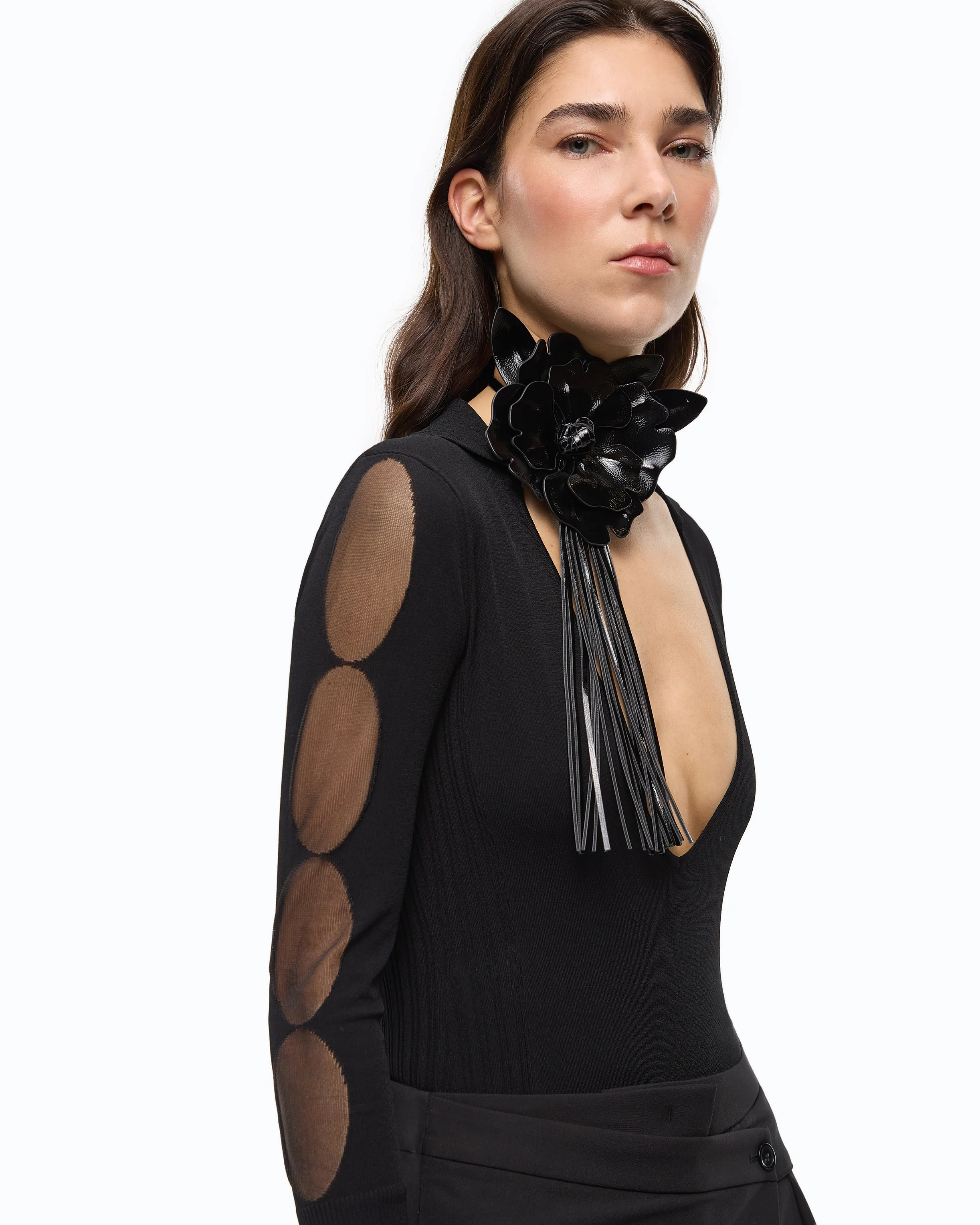 Maglia body con trasparenze - Image 3