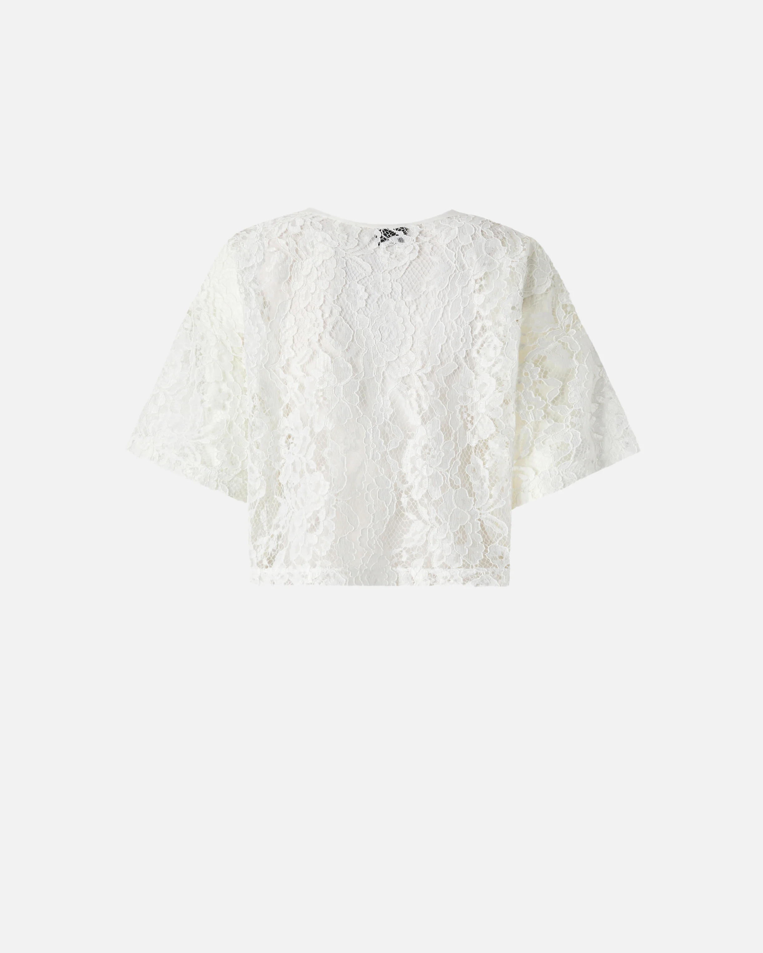 Maglia cropped in pizzo - Image 6