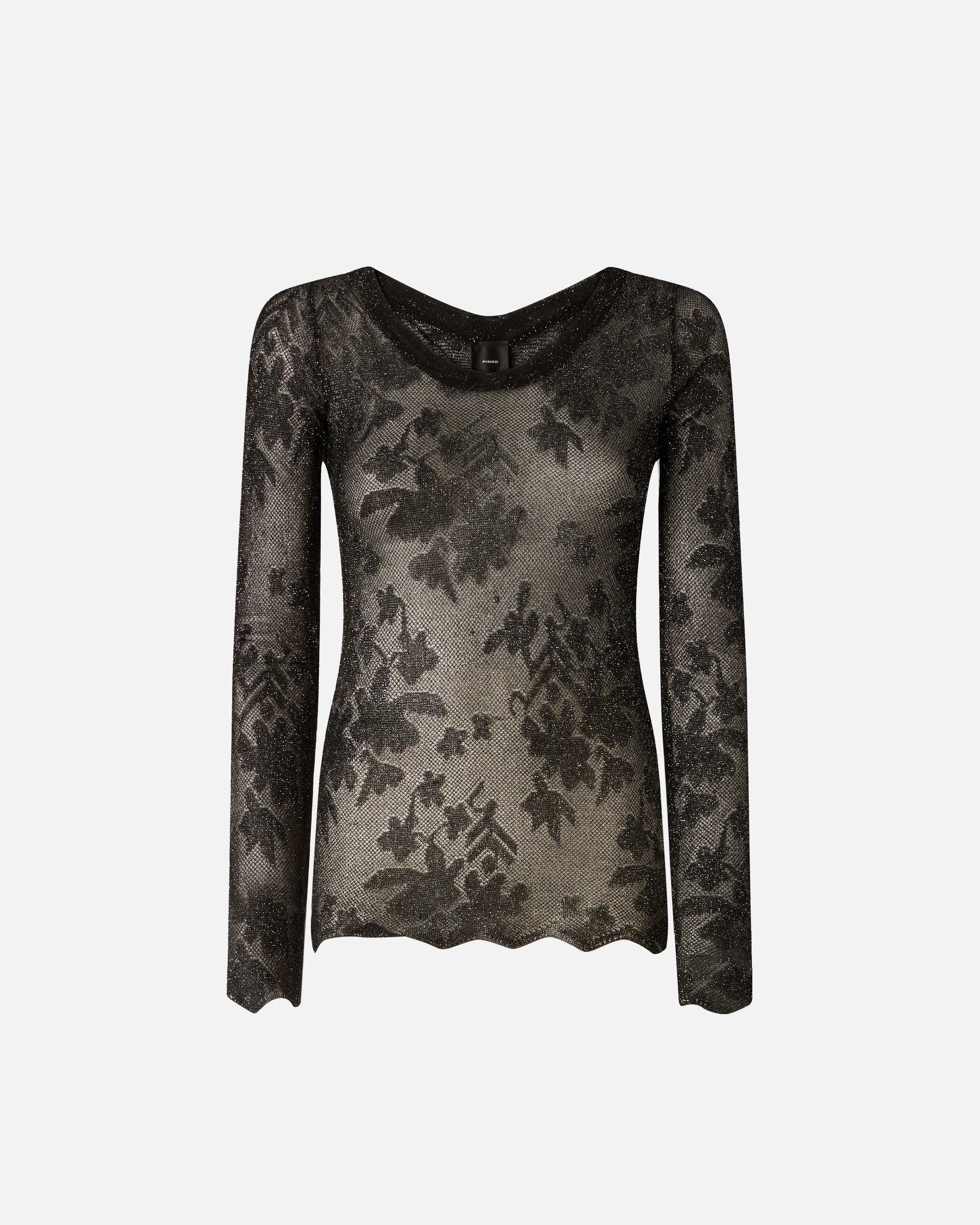 Maglia in pizzo floreale - Image 5