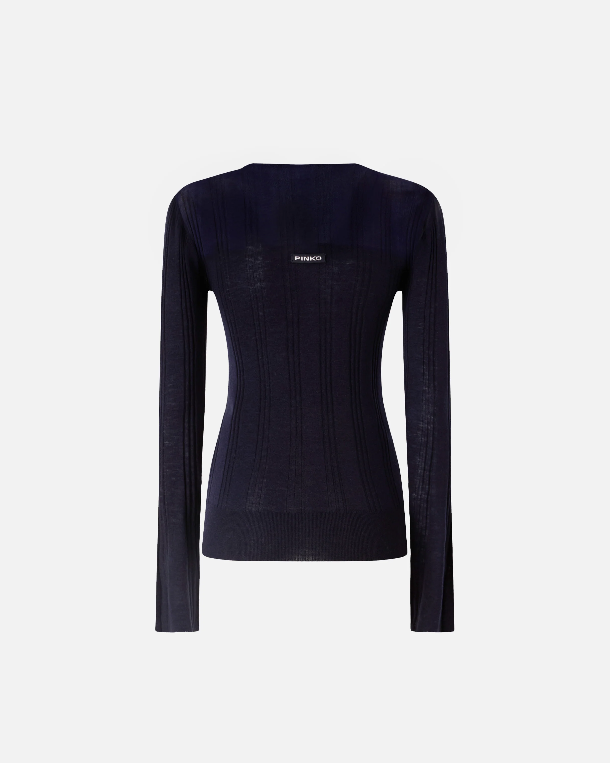 Maglia leggera a coste con trasparenze - Image 6