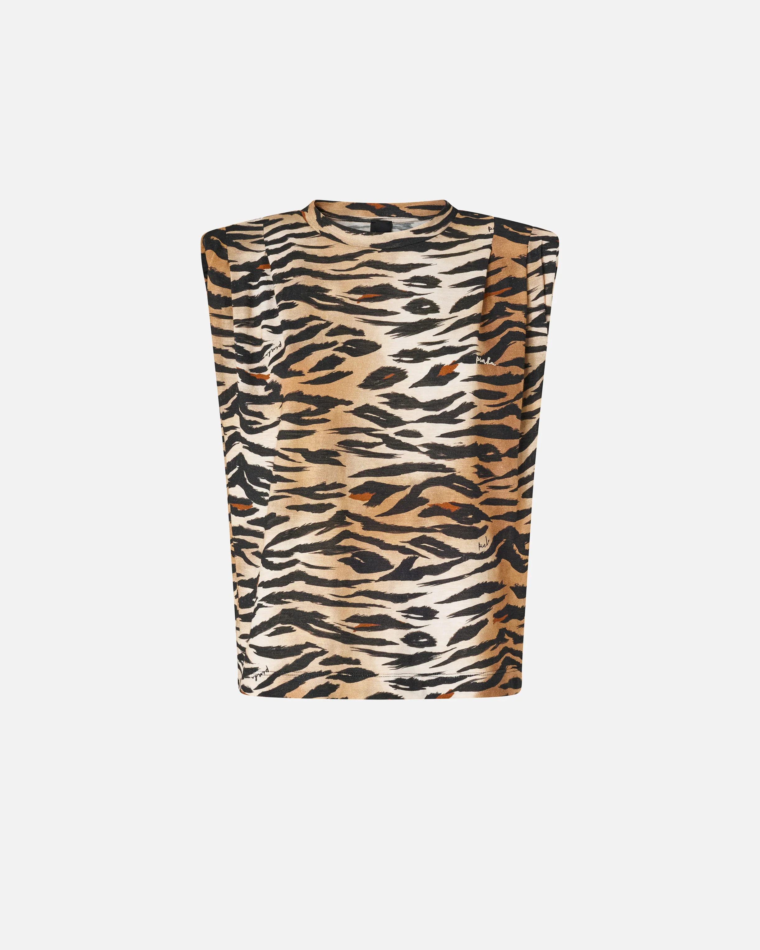 Maglia smanicata con stampa tigrata - Image 5