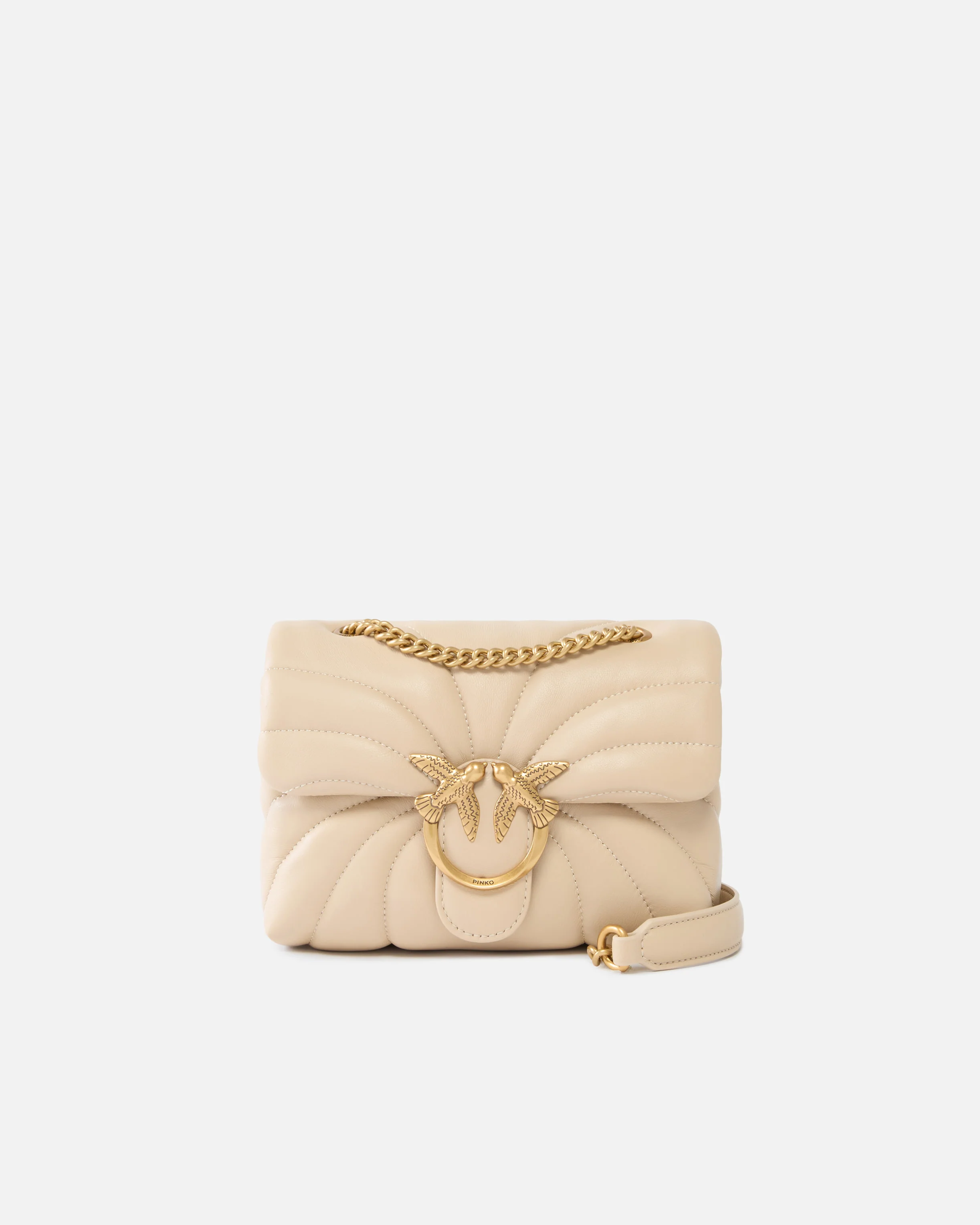 Mini borsa Love Bag Puff Butterfly a tracolla in nappa
