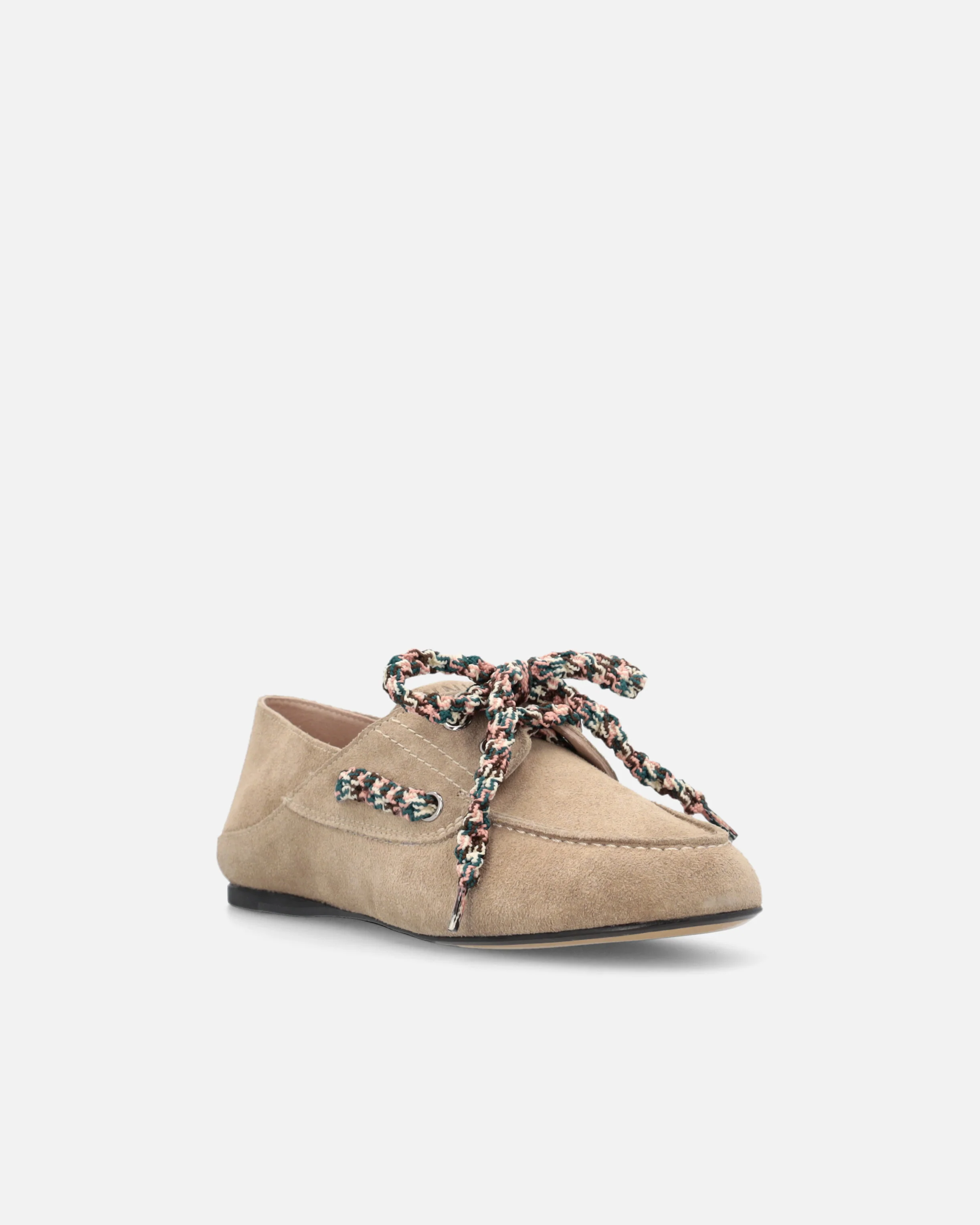 Mocassini in suede con lacci multicolor - Image 2