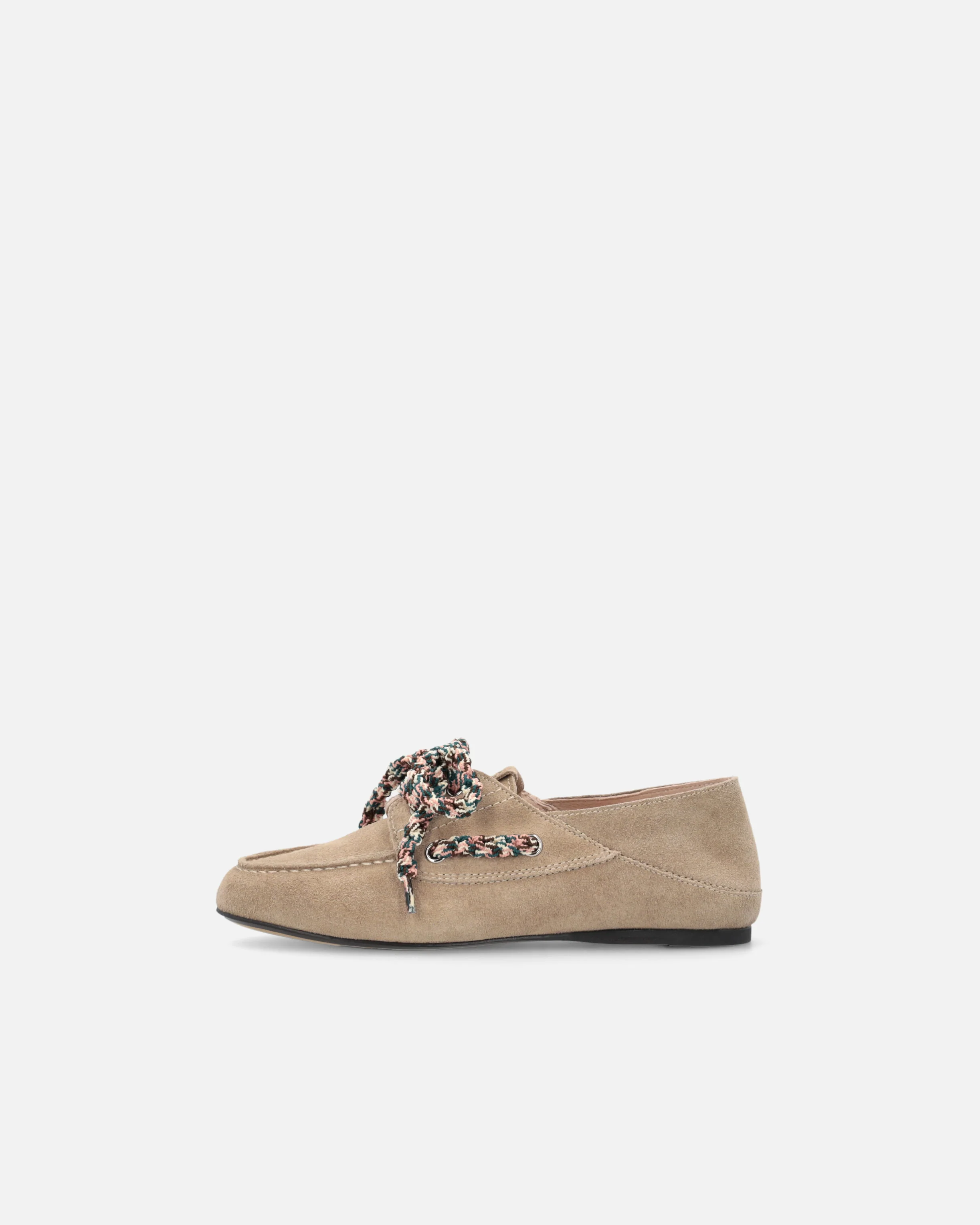 Mocassini in suede con lacci multicolor - Image 5