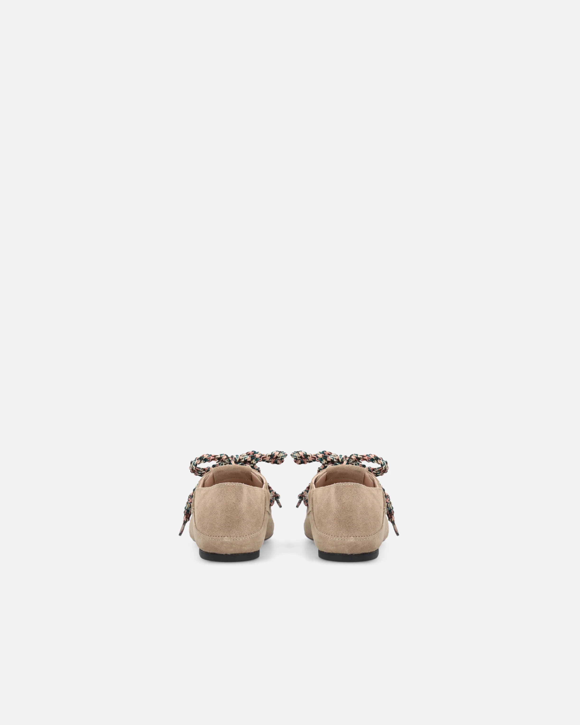 Mocassini in suede con lacci multicolor - Image 8
