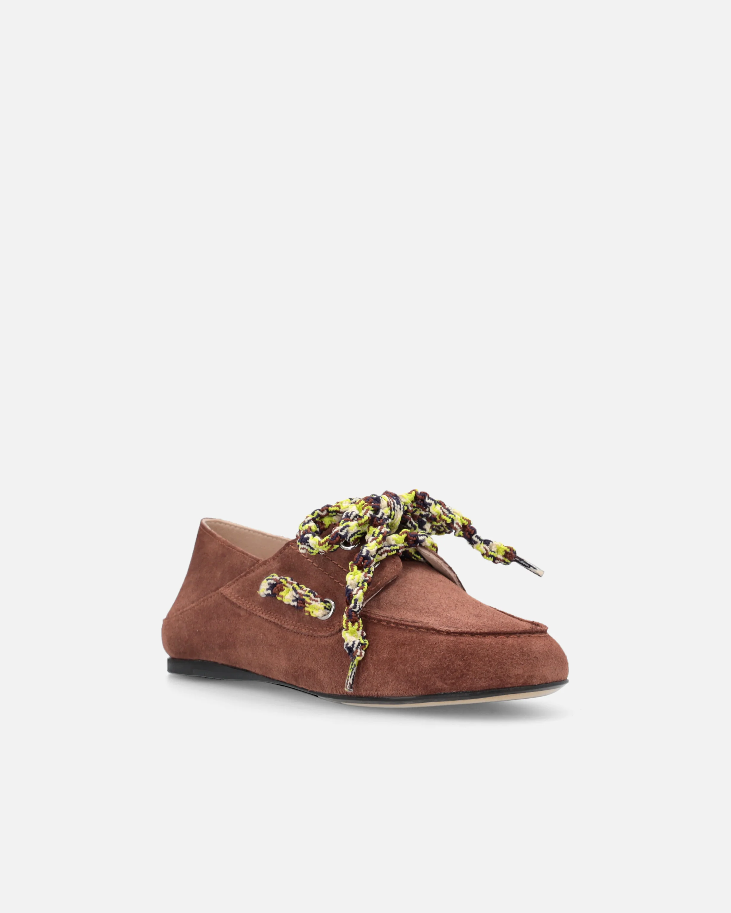 Mocassini in suede con lacci multicolor - Image 2