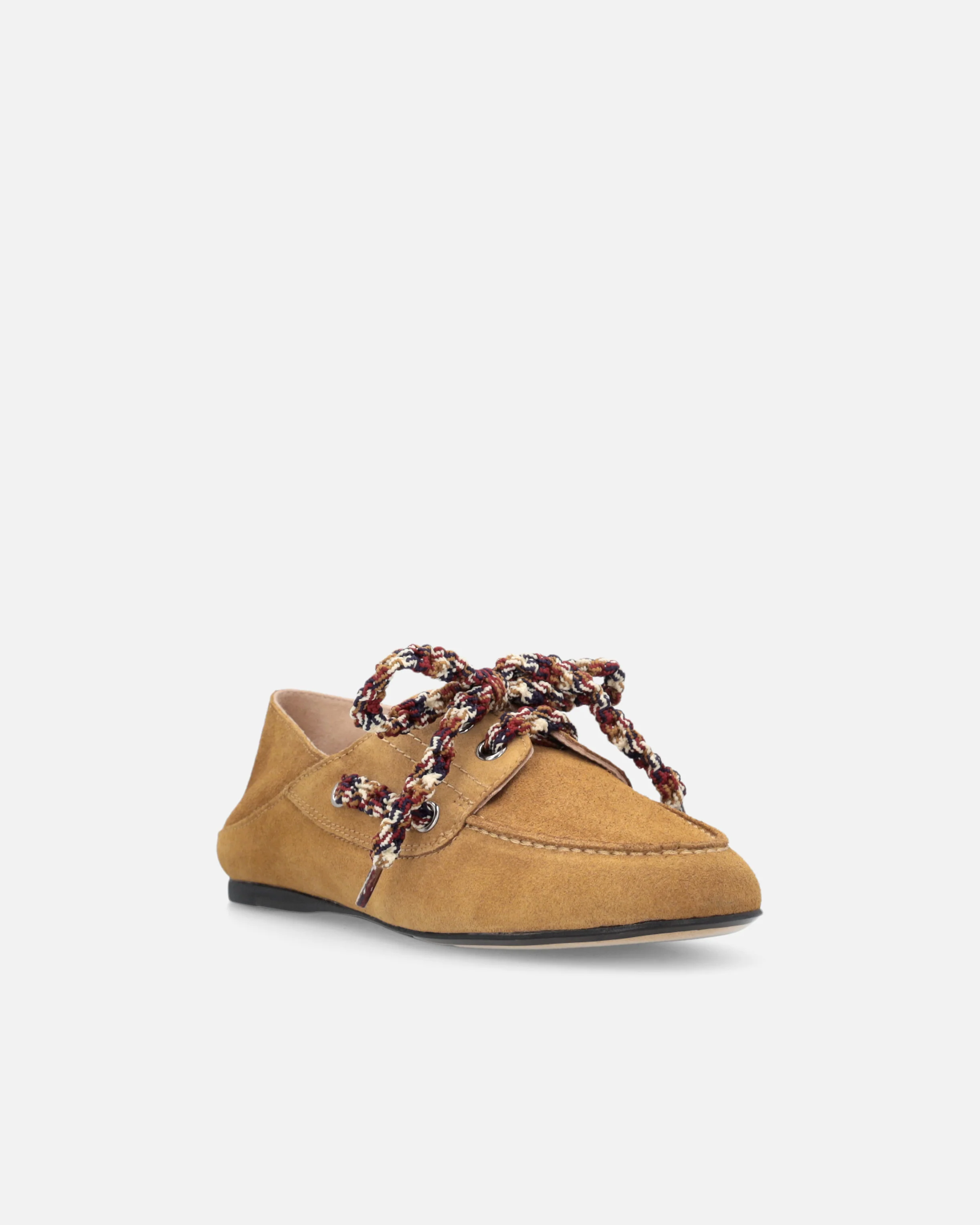 Mocassini in suede con lacci multicolor - Image 2