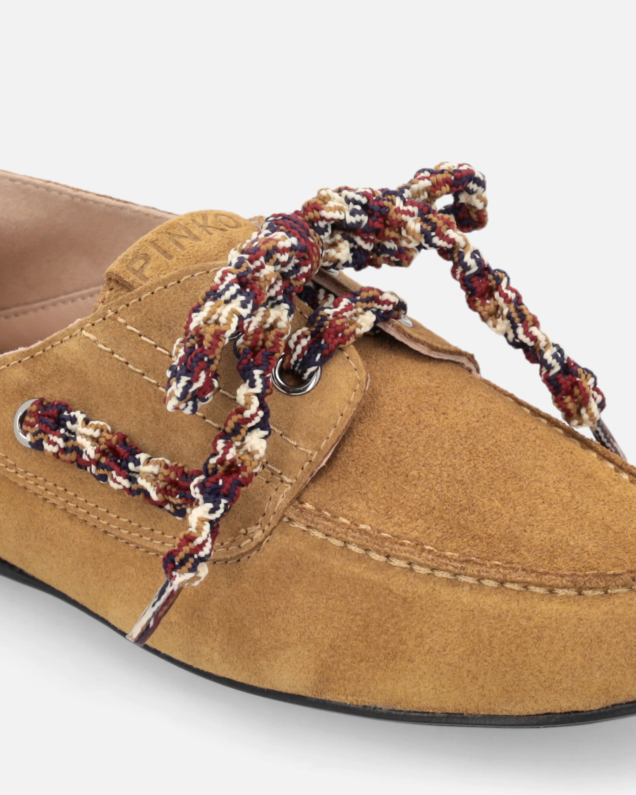 Mocassini in suede con lacci multicolor - Image 4