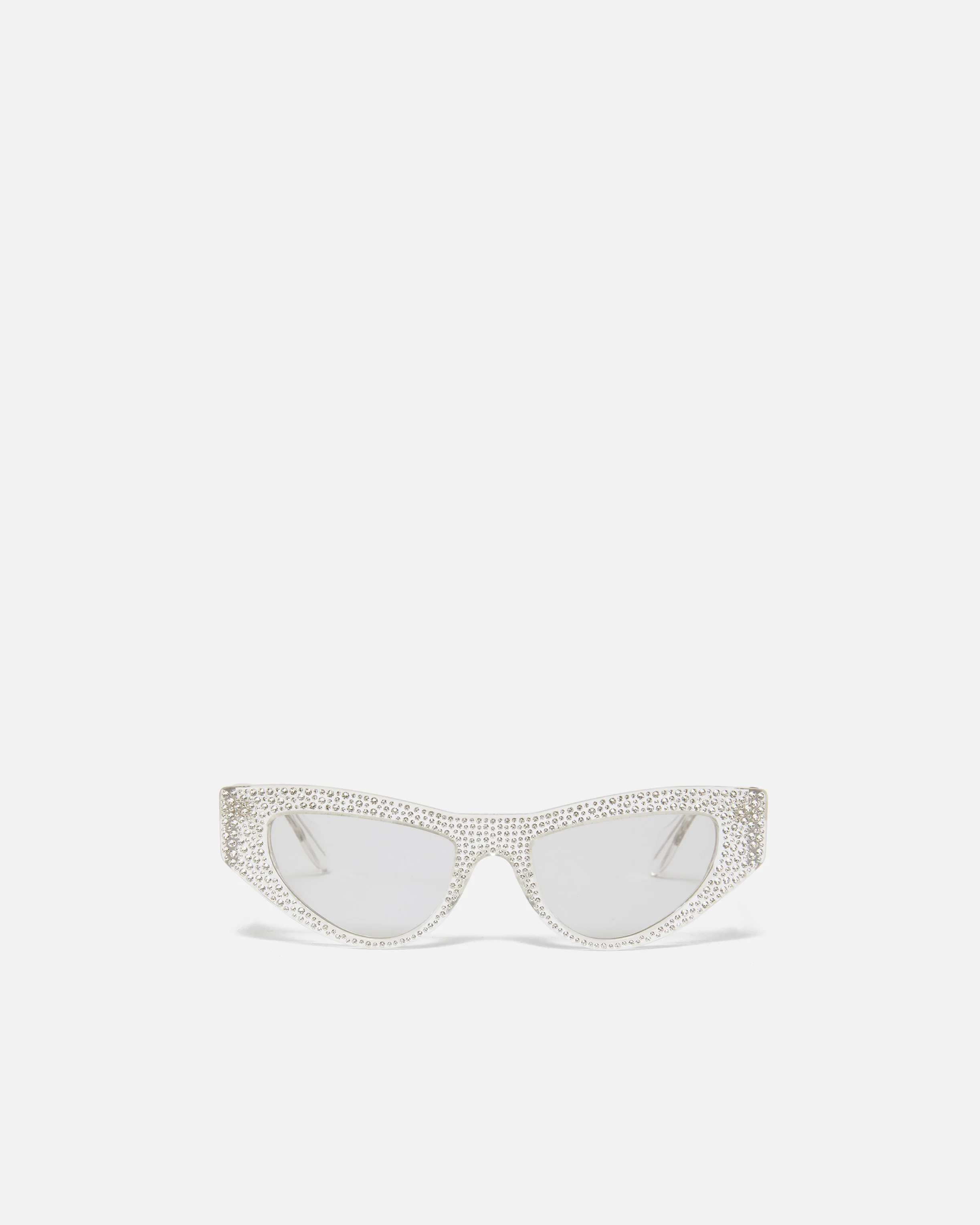 Occhiali da sole cat-eye con strass
