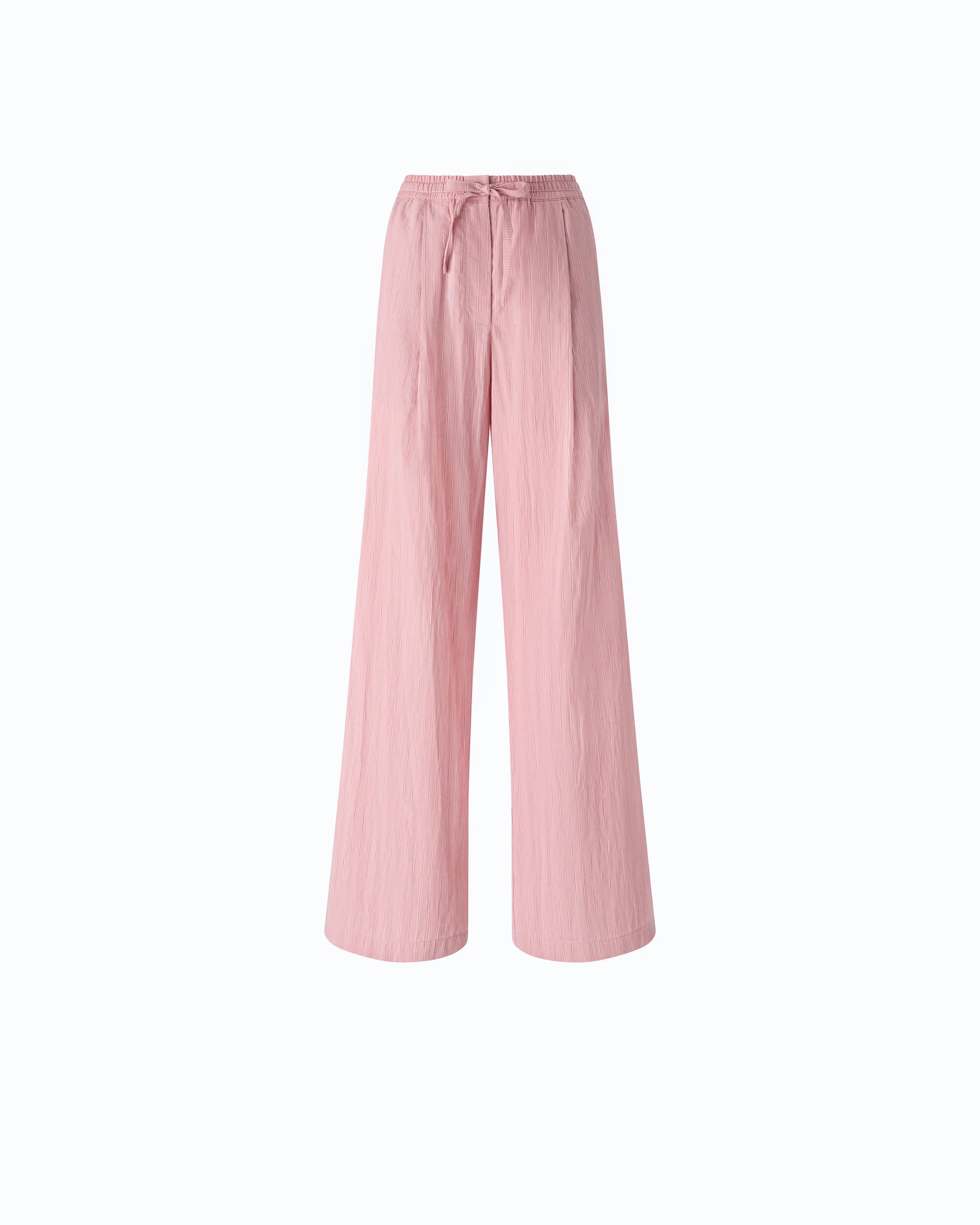 Pantalone a righe con coulisse in vita - Image 5