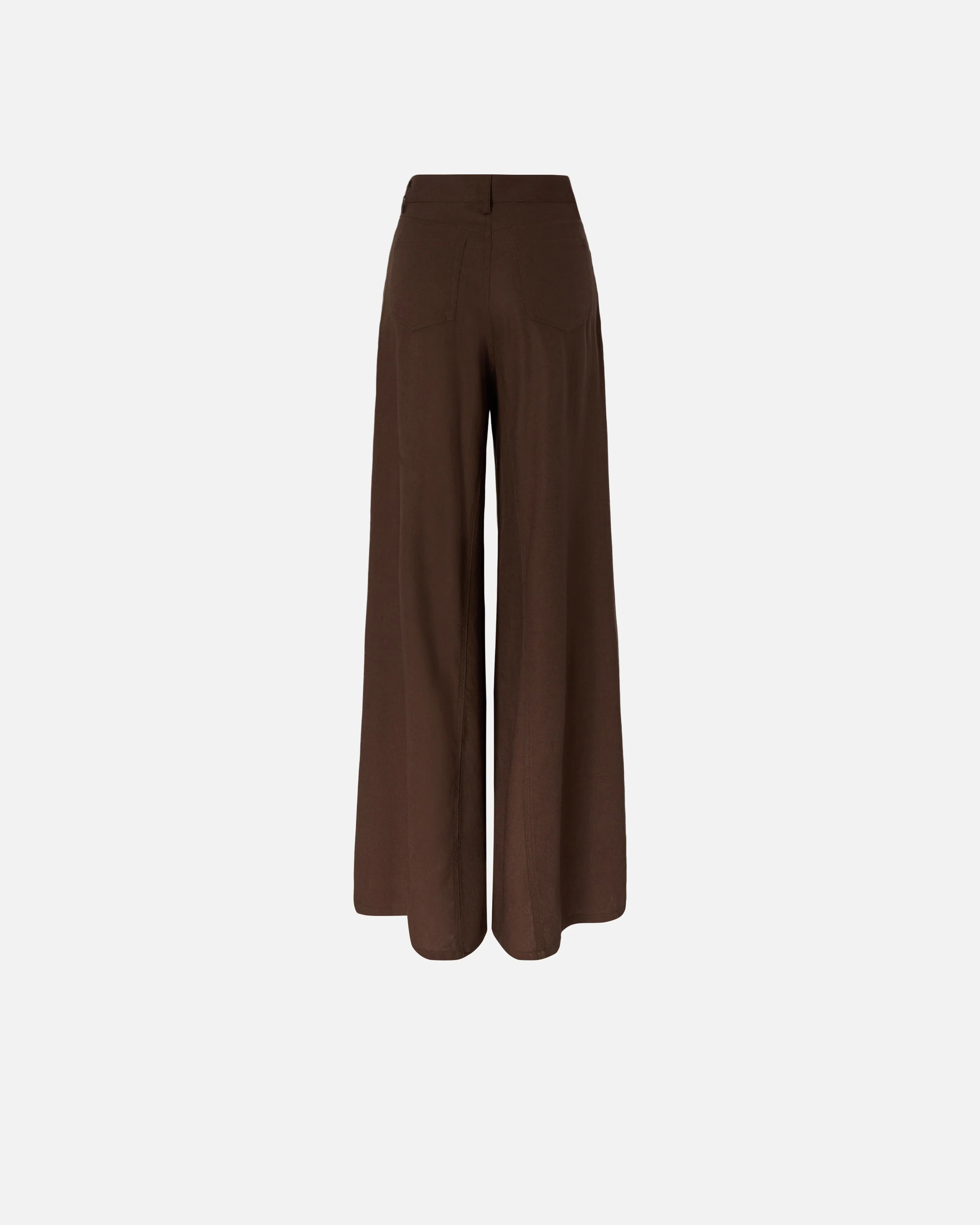 Pantalone wide leg in lino - Image 2