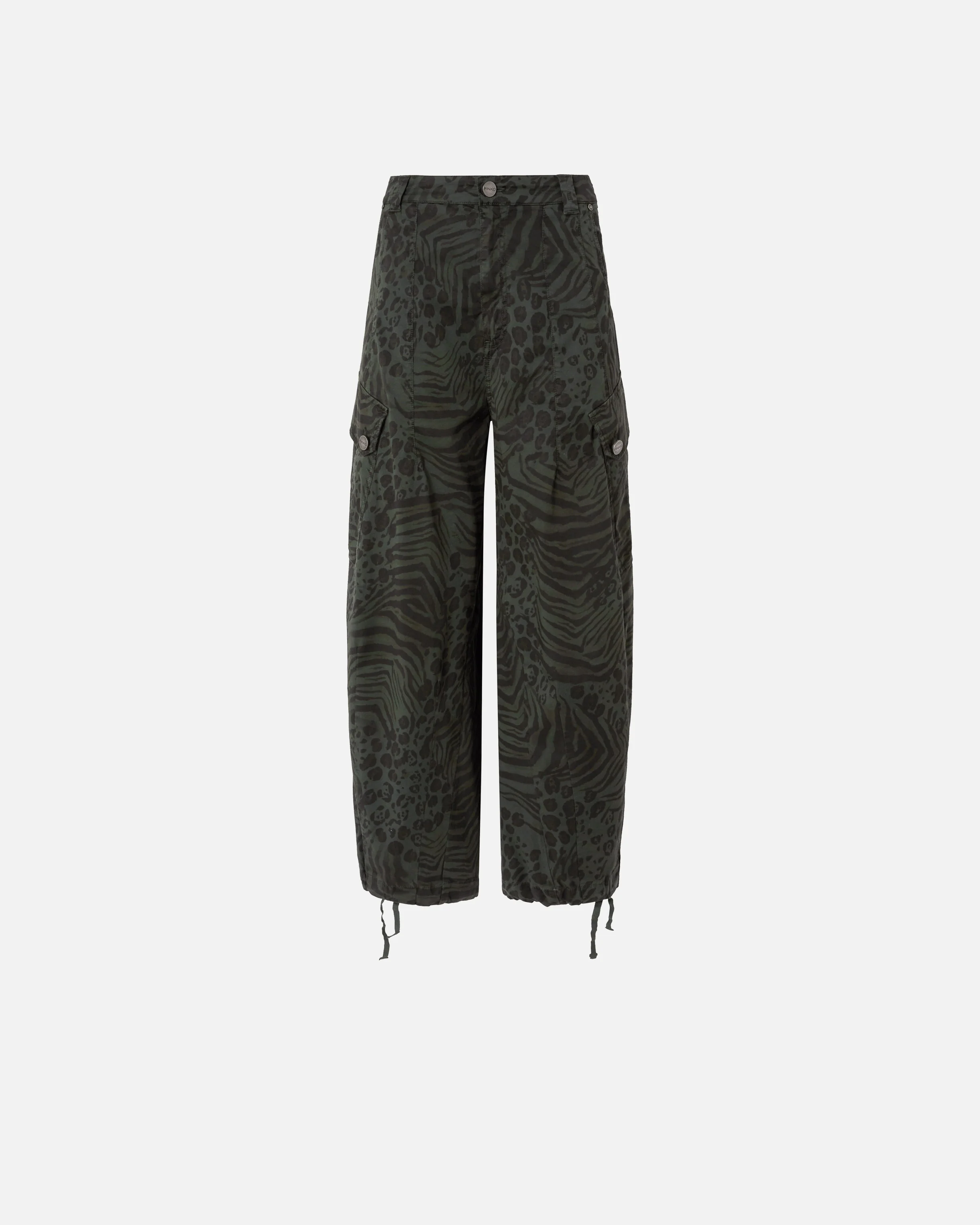 Pantaloni a palloncino con motivo animalier - Image 5