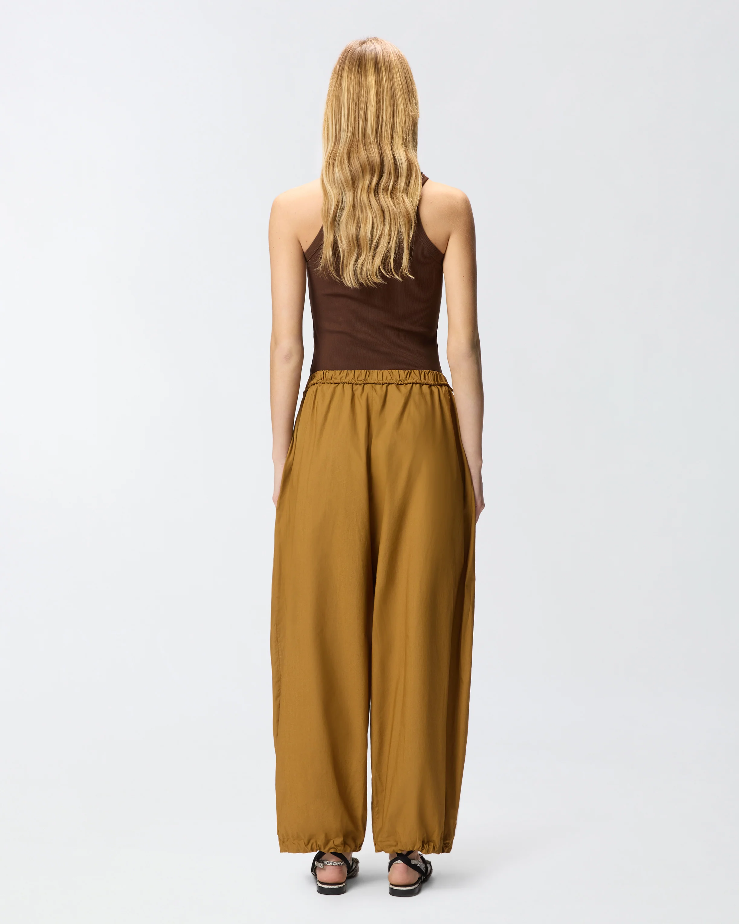 Pantaloni ampi con cordino - Image 3