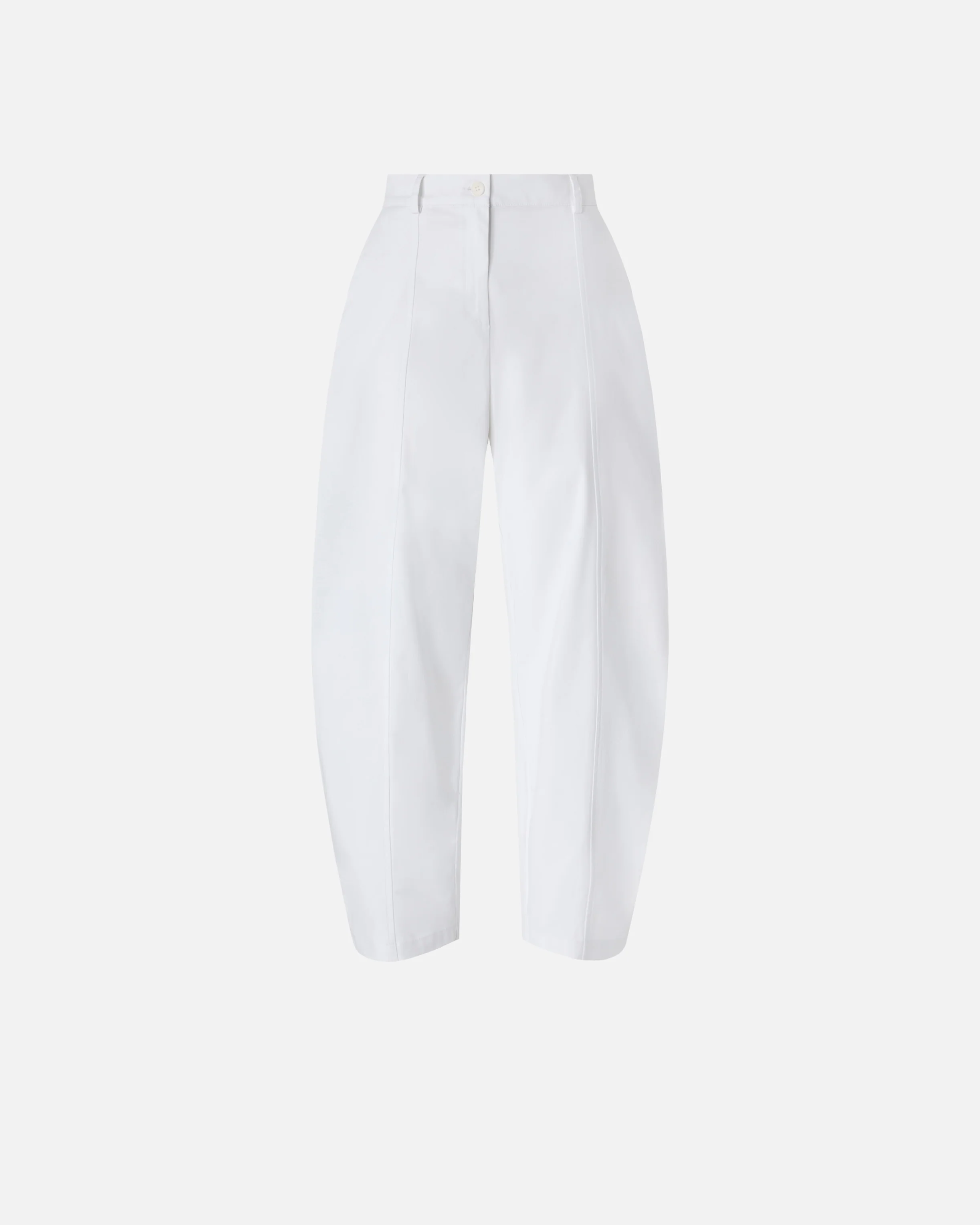 Pantaloni barrel-fit in cotone stretch - Image 5