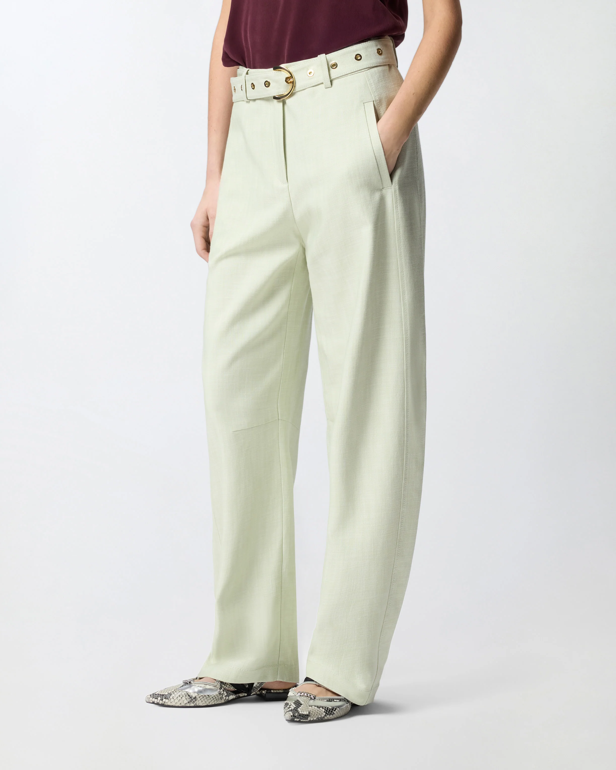 Pantaloni con cintura - Image 2