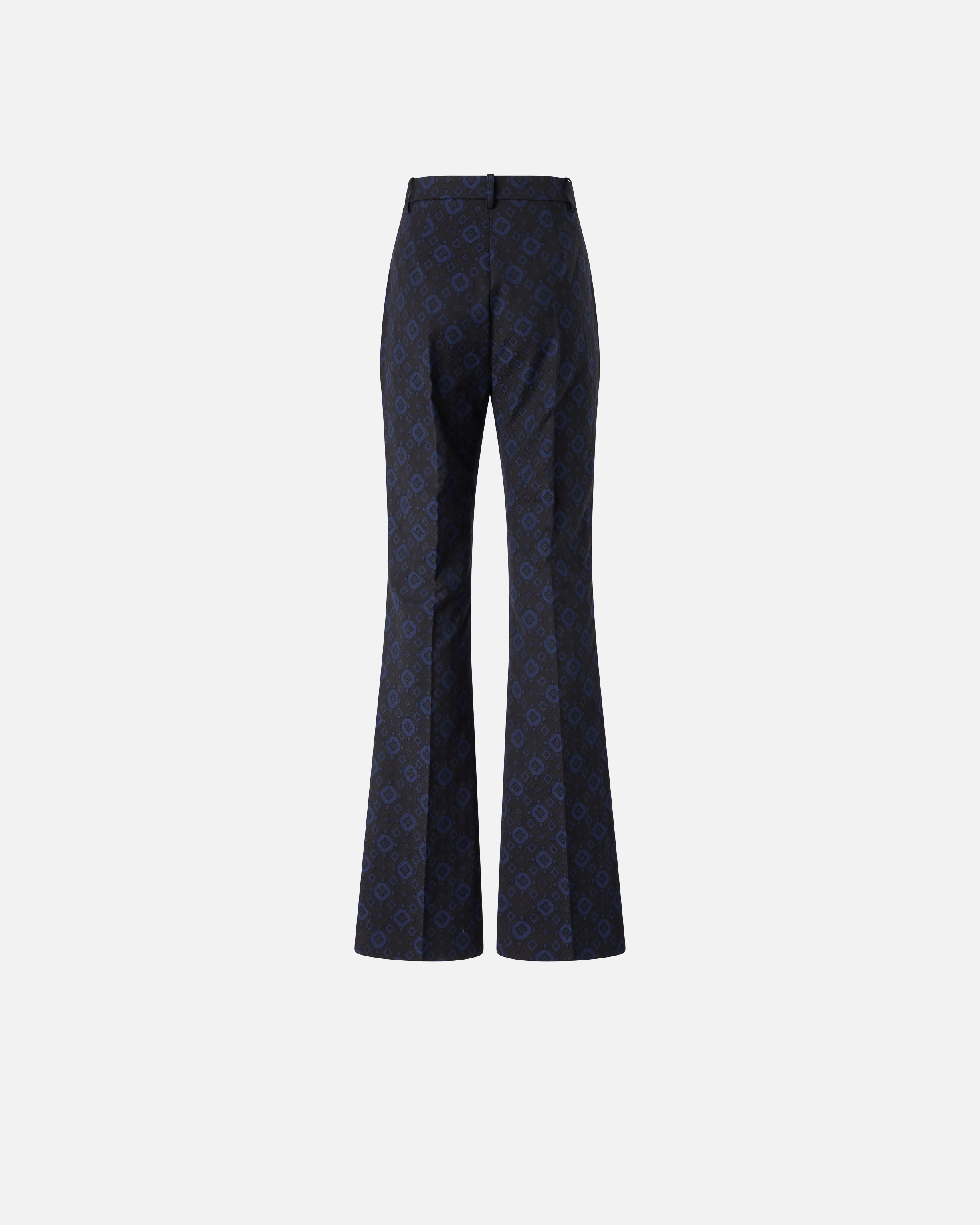 Pantaloni con motivo geometrico e floreale - Image 6
