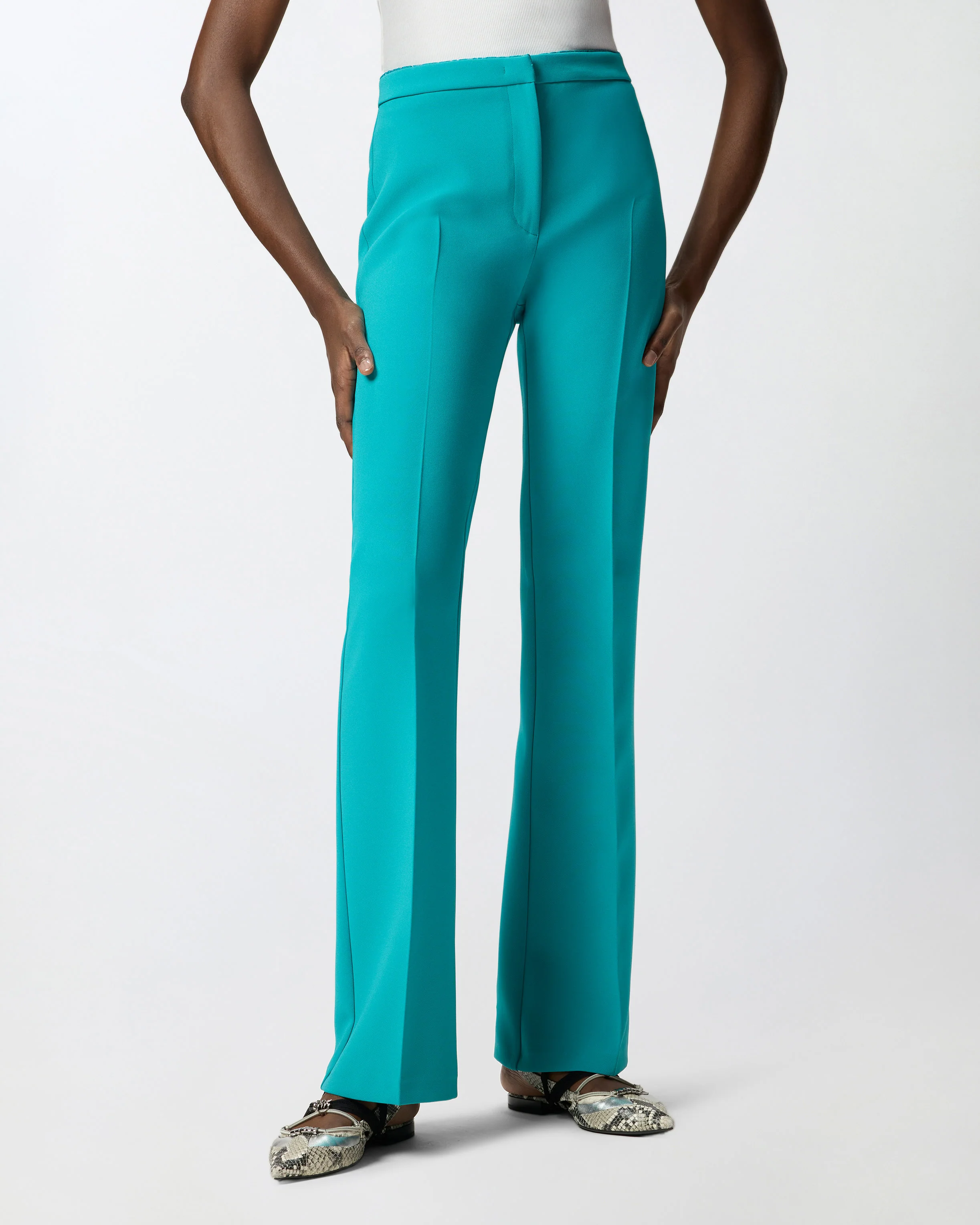 Pantaloni con piega stirata - Image 2