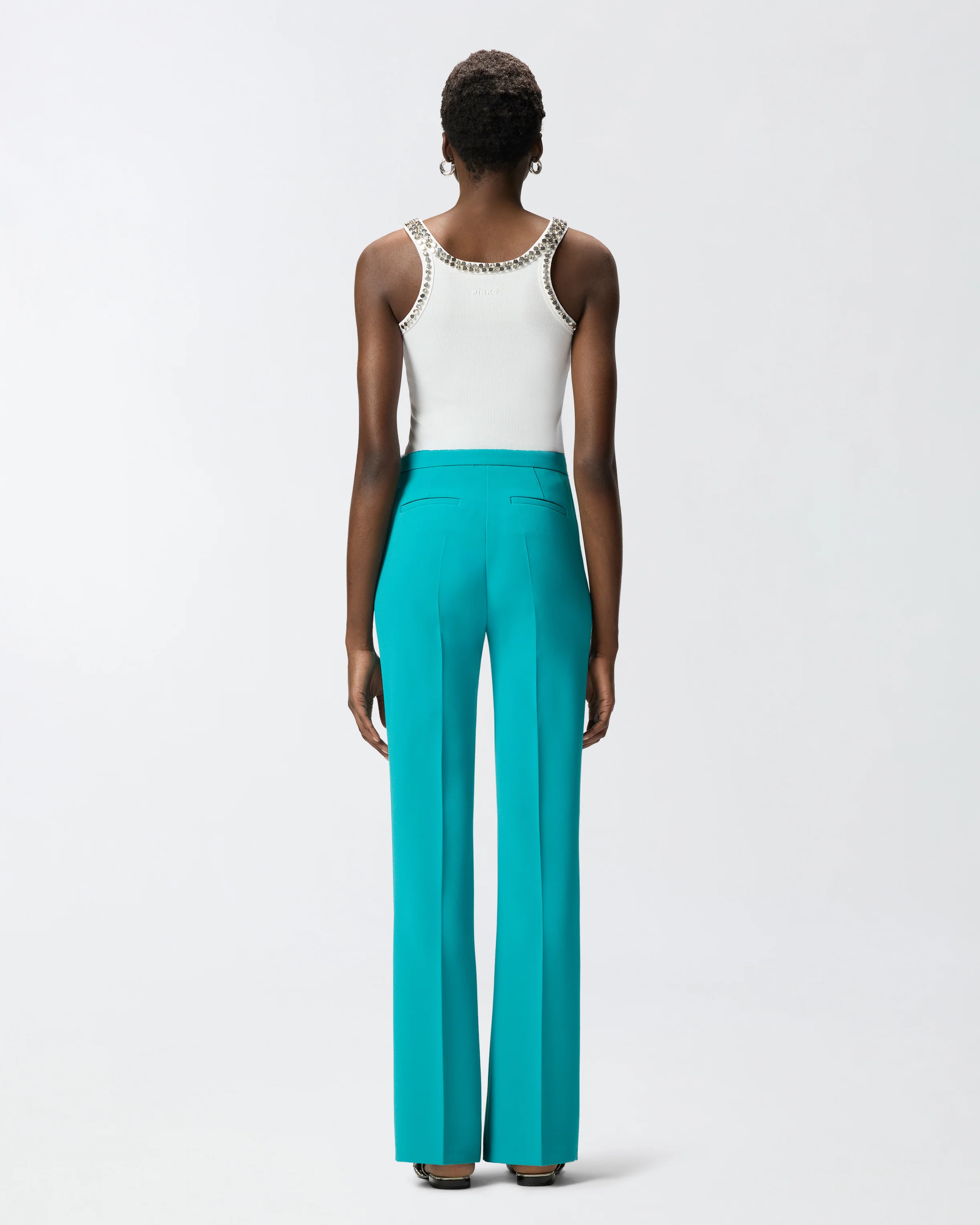 Pantaloni con piega stirata - Image 3