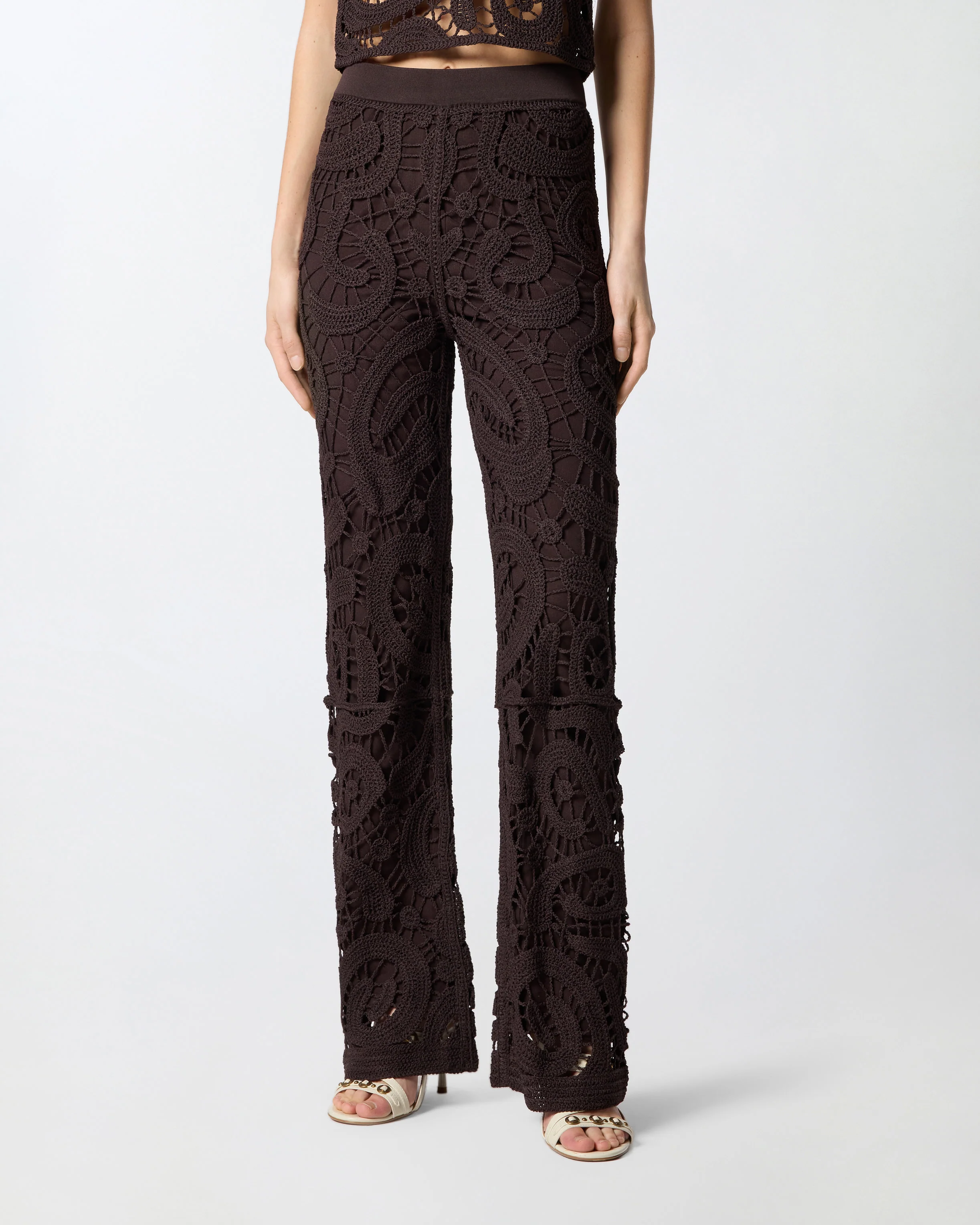 Pantaloni crochet geometrico - Image 2