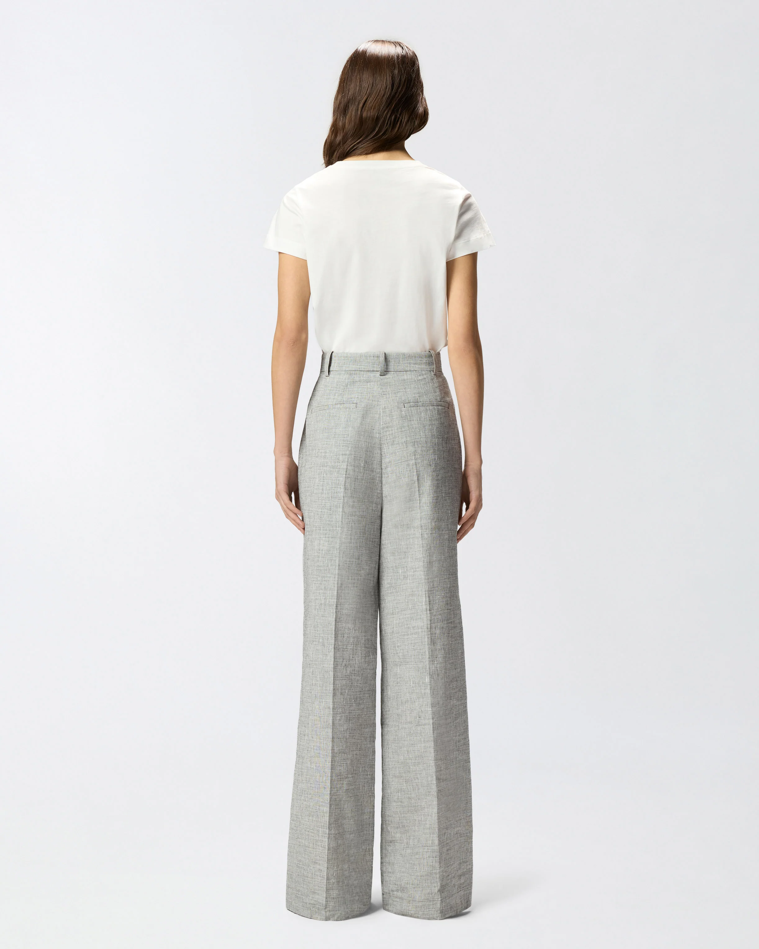 Pantaloni fiammati con piega stirata - Image 3